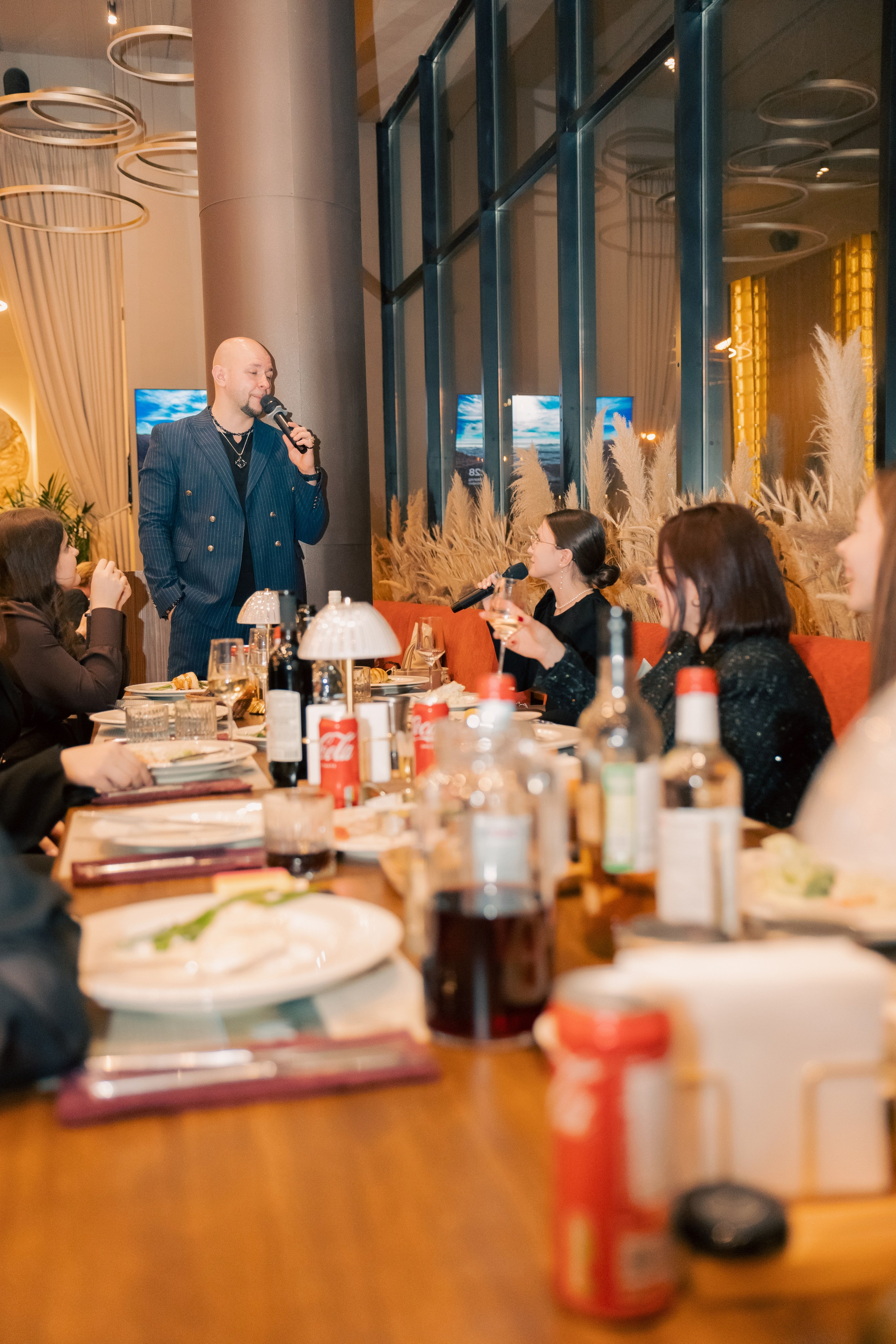 Новогодний корпоратив Альфа-Банк, ресторан Журавли