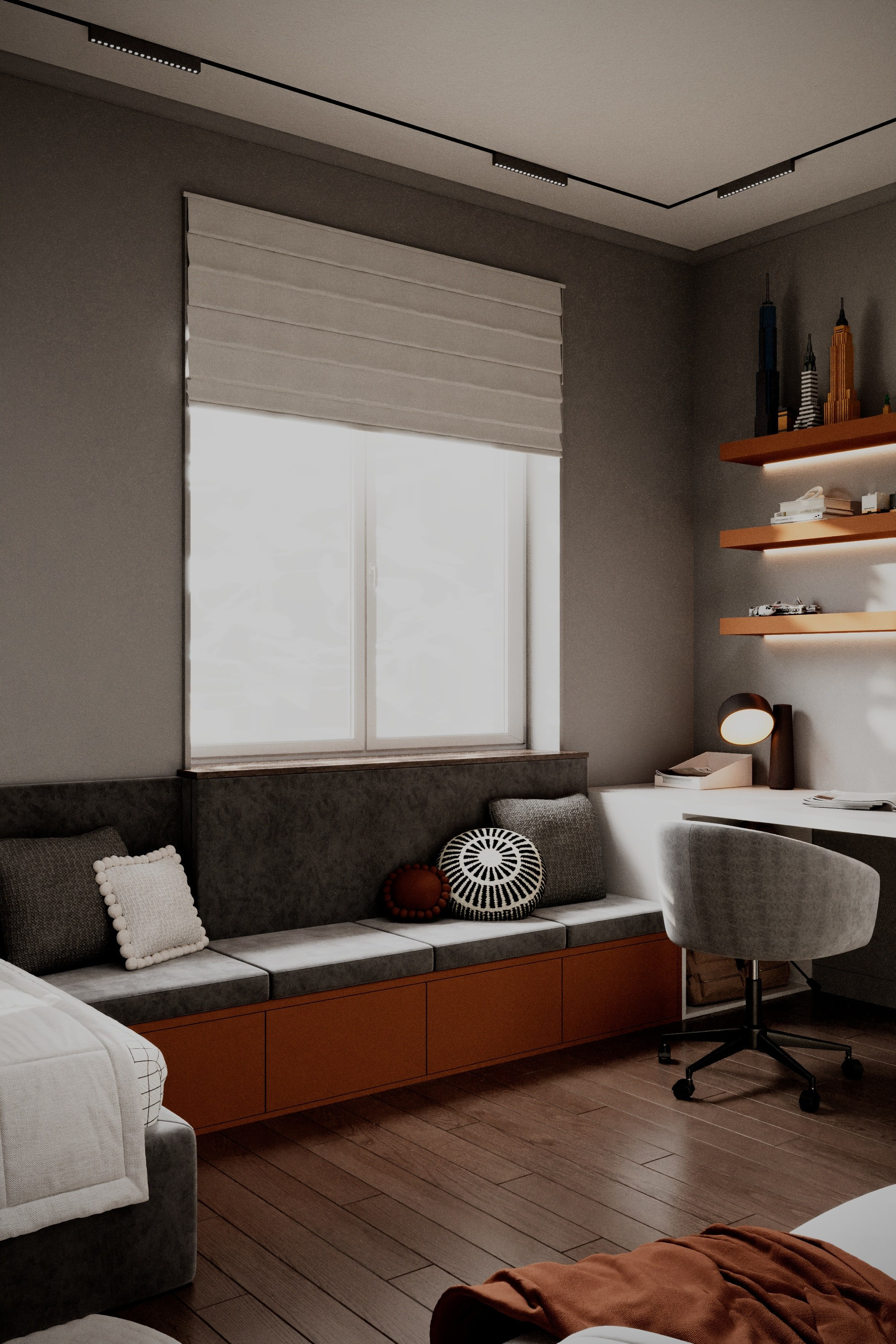 Двухэтажный дом пос. им. Куйбышева г. Оренбург 2 этаж. Дизайнер интерьера вашего дома мечты