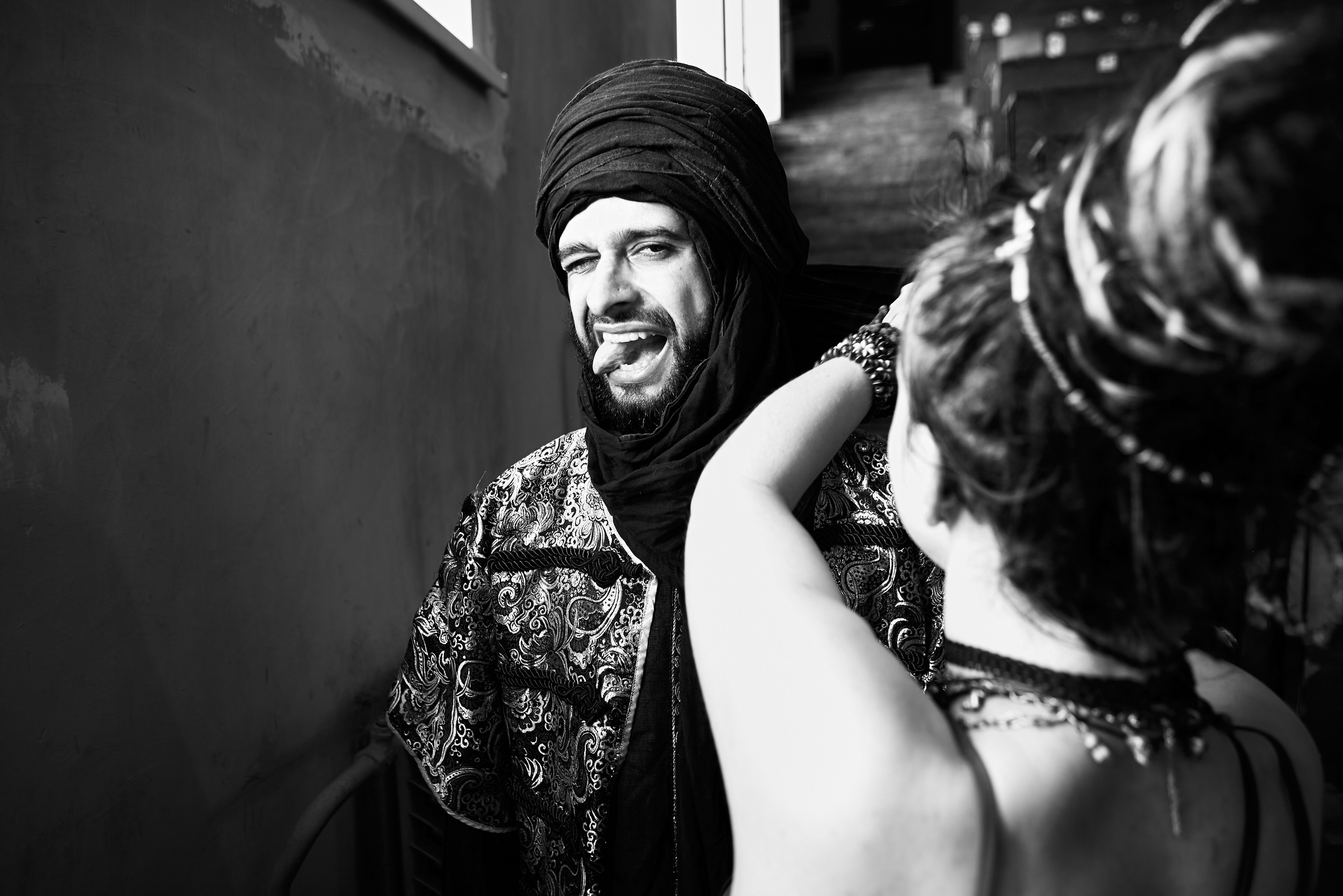 Backstage. Visual artist Konstantin KoT