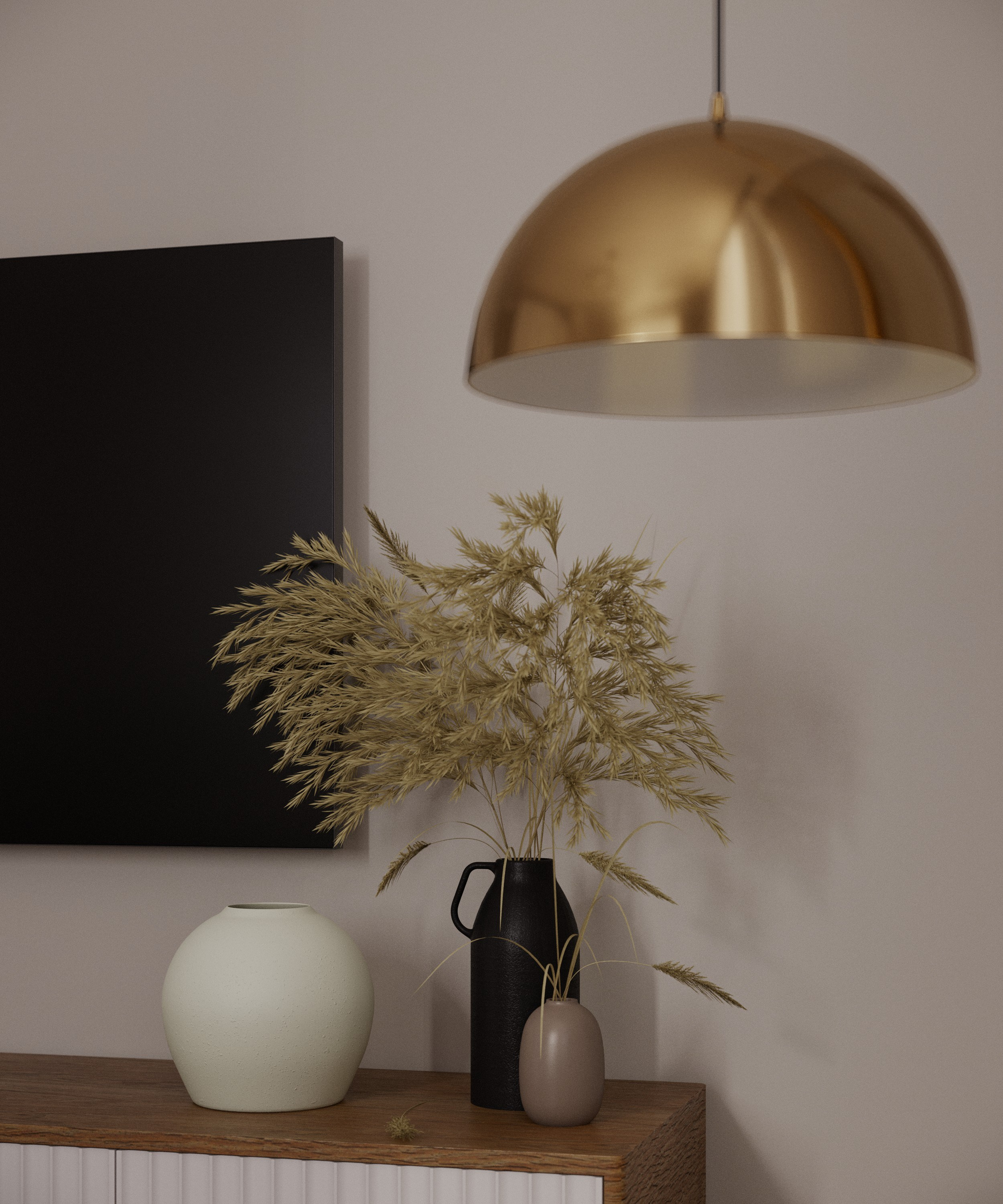 Living «Charme Caché». Портфолио 3D визуализатора