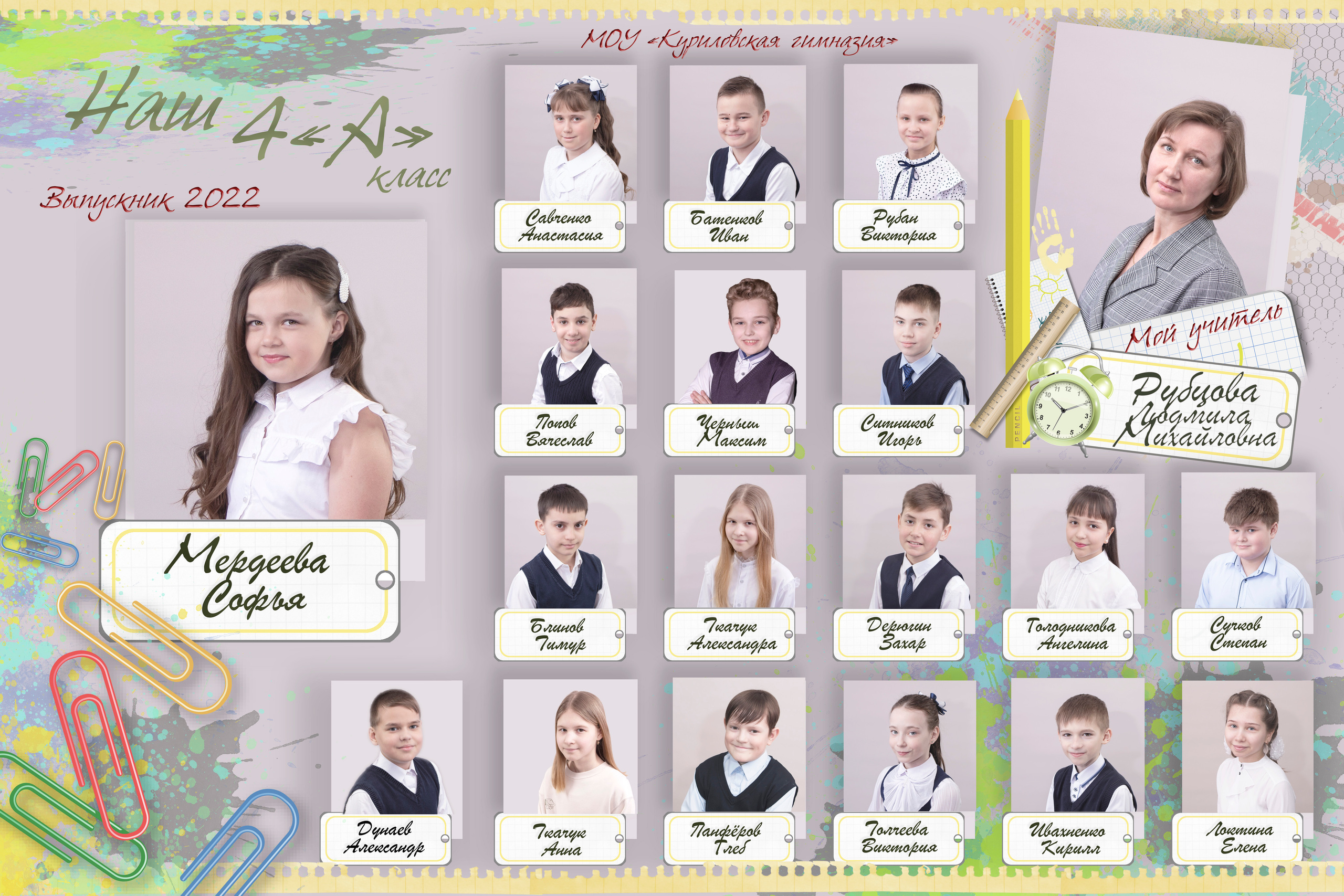 4 класс. Фотограф Светлана Воронцова