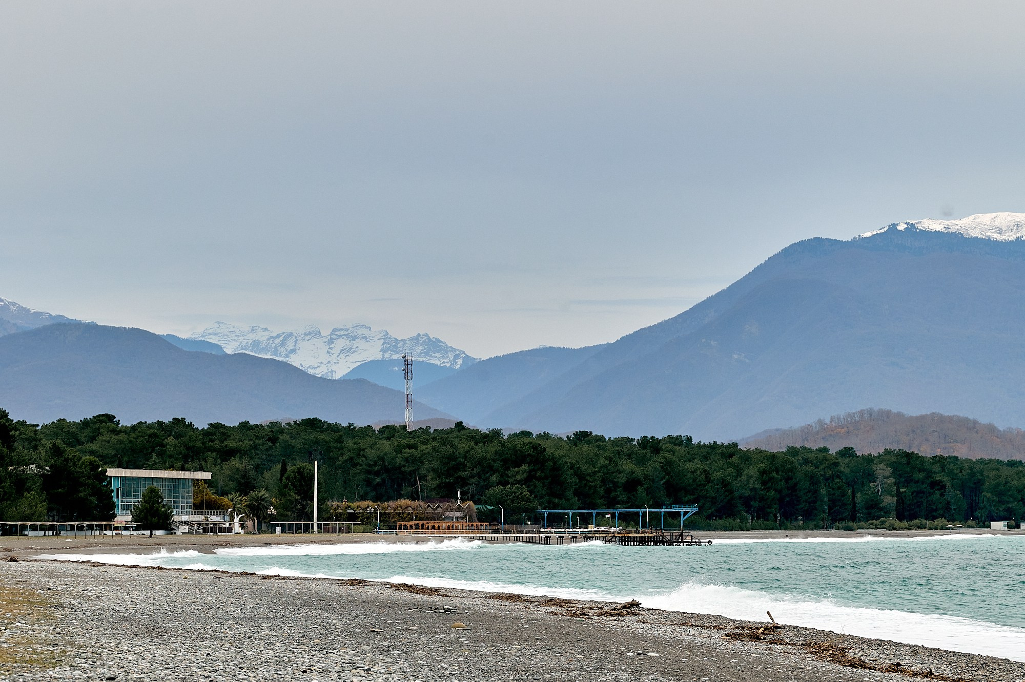 Пицунда, Абхазия. Декабрь 2024. Фотографии отовсюду и обо всем