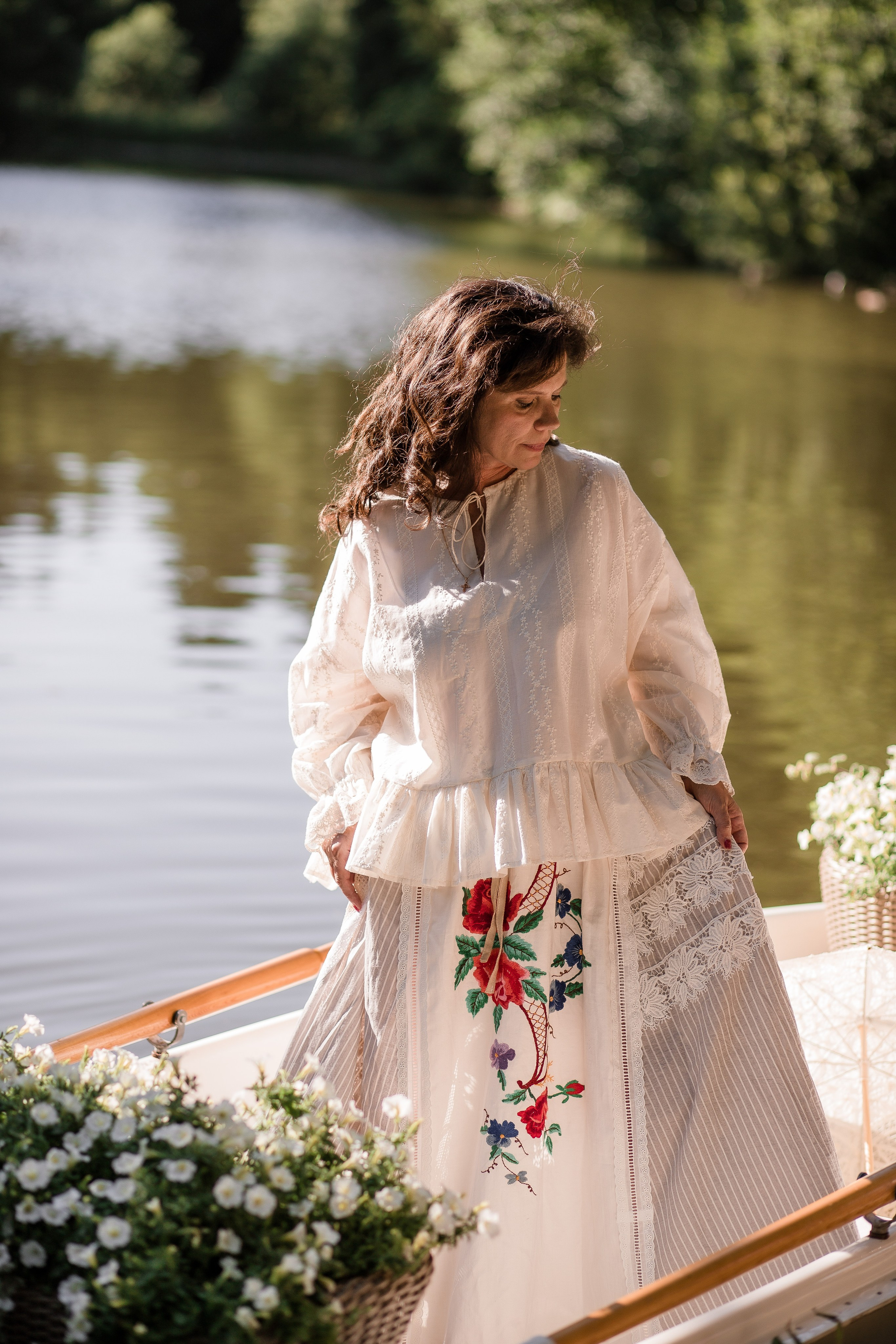 В лодке с цветами. Детский и семейный фотограф, Катерина Дементьева. Город Пермь