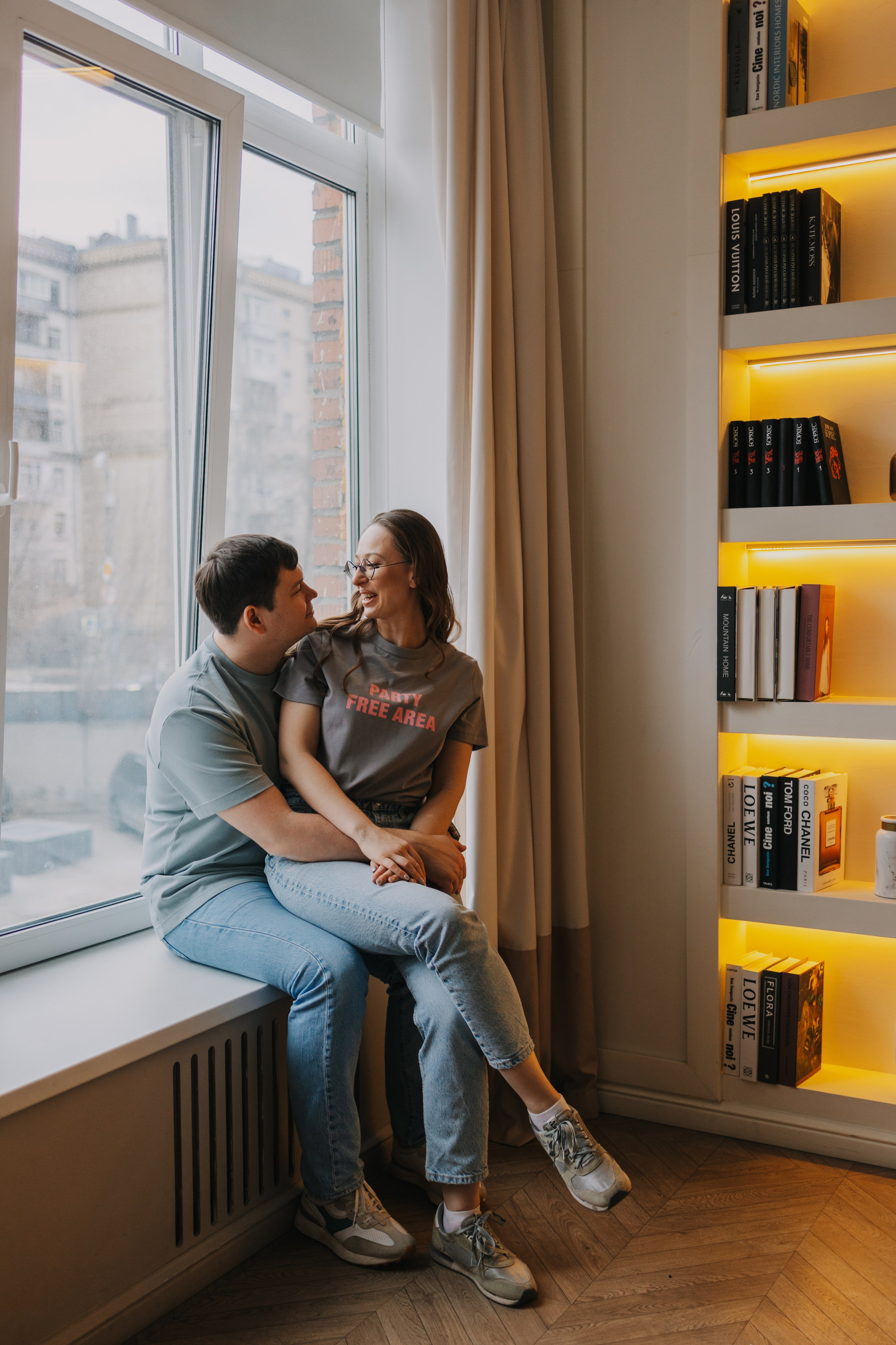 Большая семья. Домашняя фотосессия