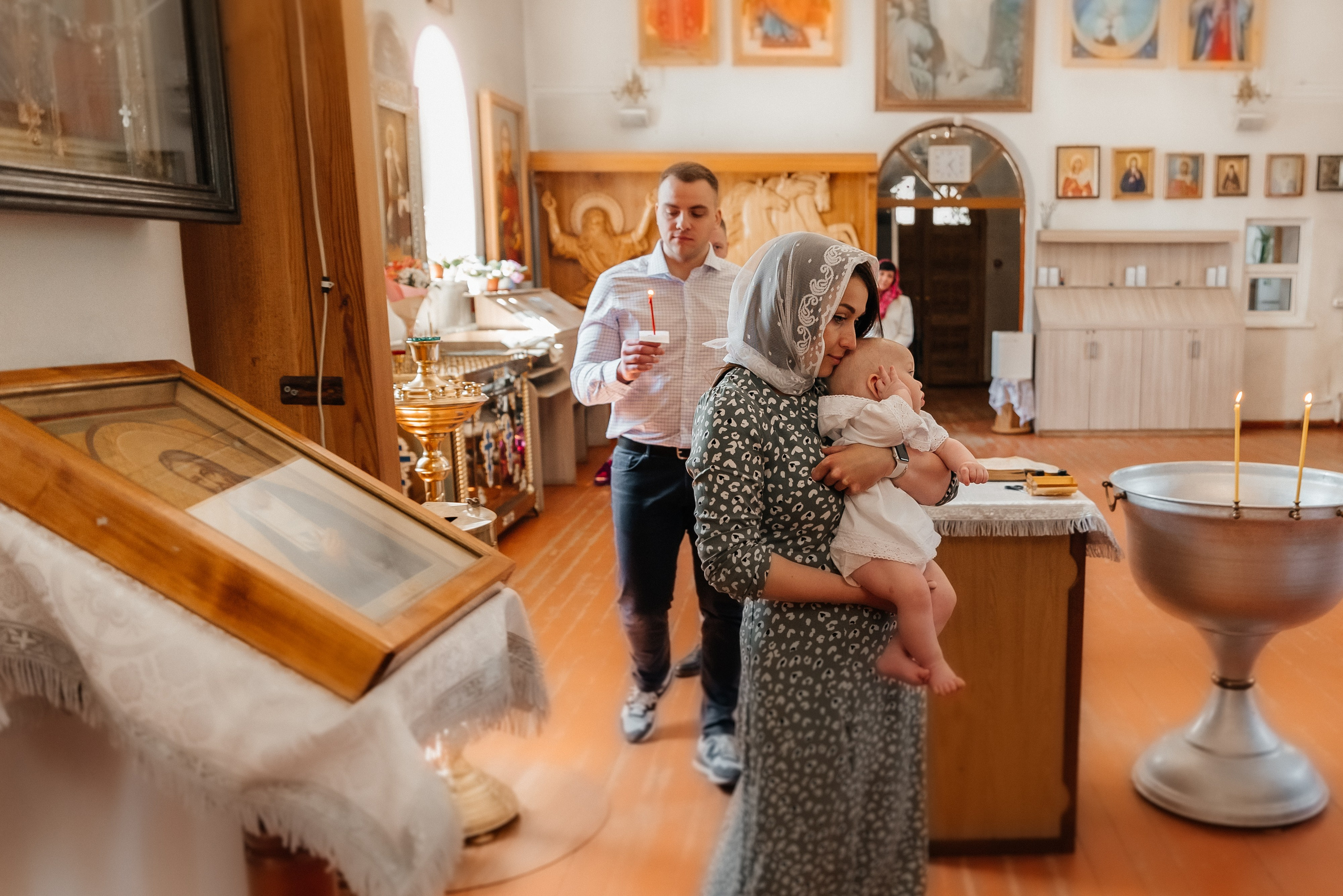 Крещение Тимура. Семейная фото и видеосъёмка. Брянск