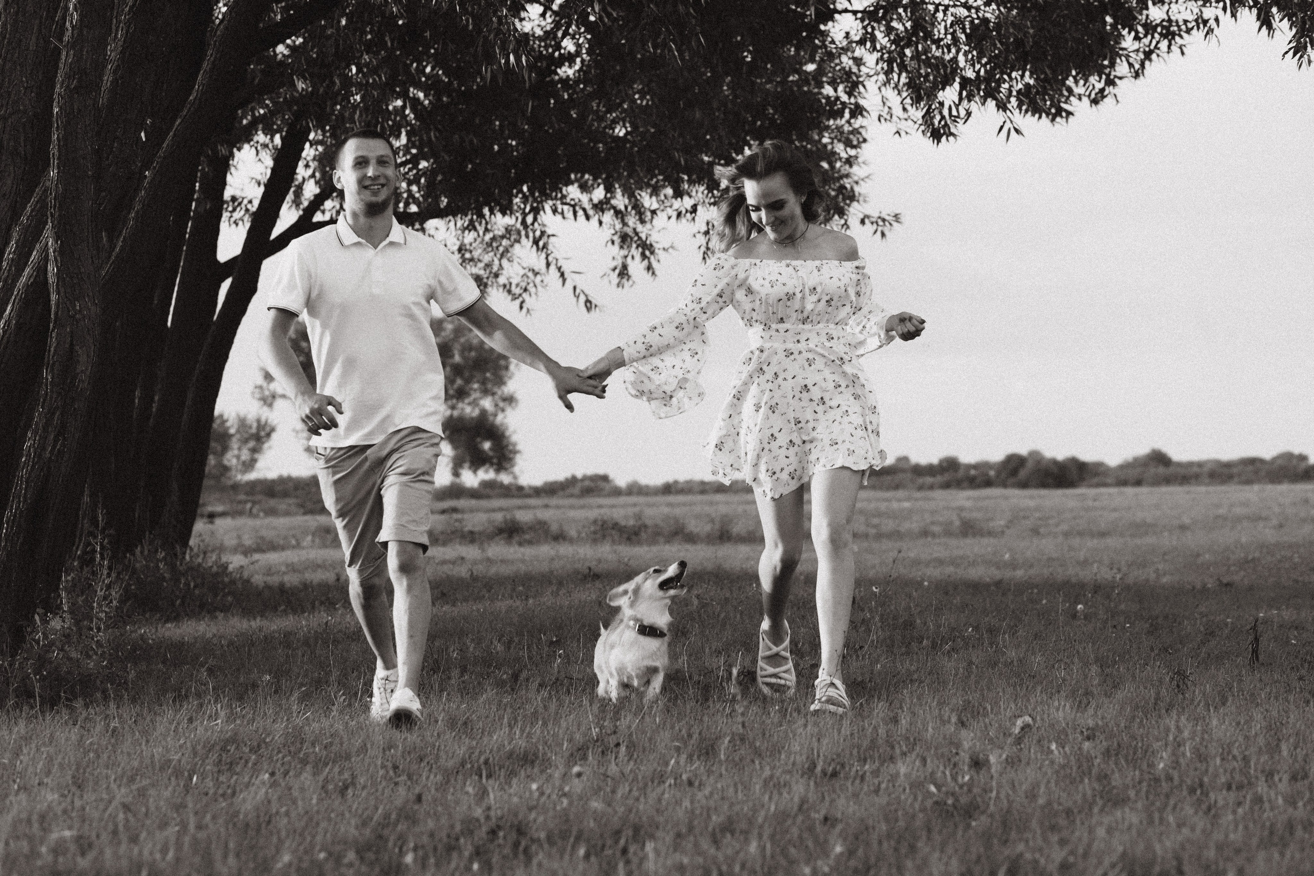 4 лапы, 2 пары ног и одно сердечко на троих ❤. Фотограф Анастасия Романова Рязань