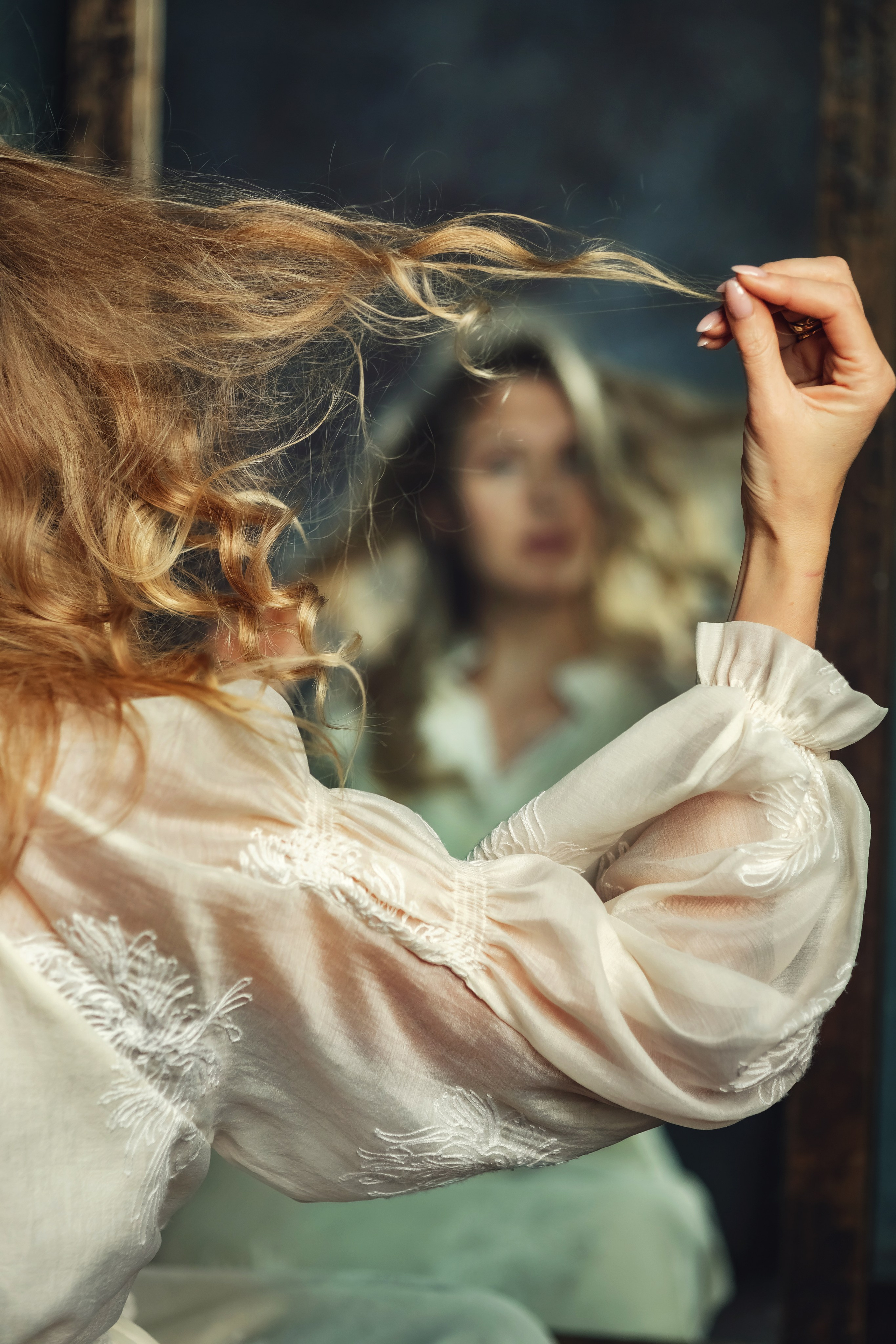 Художественный женский портрет в студии. Семейный и детский фотограф в Москве Анна Чертополох