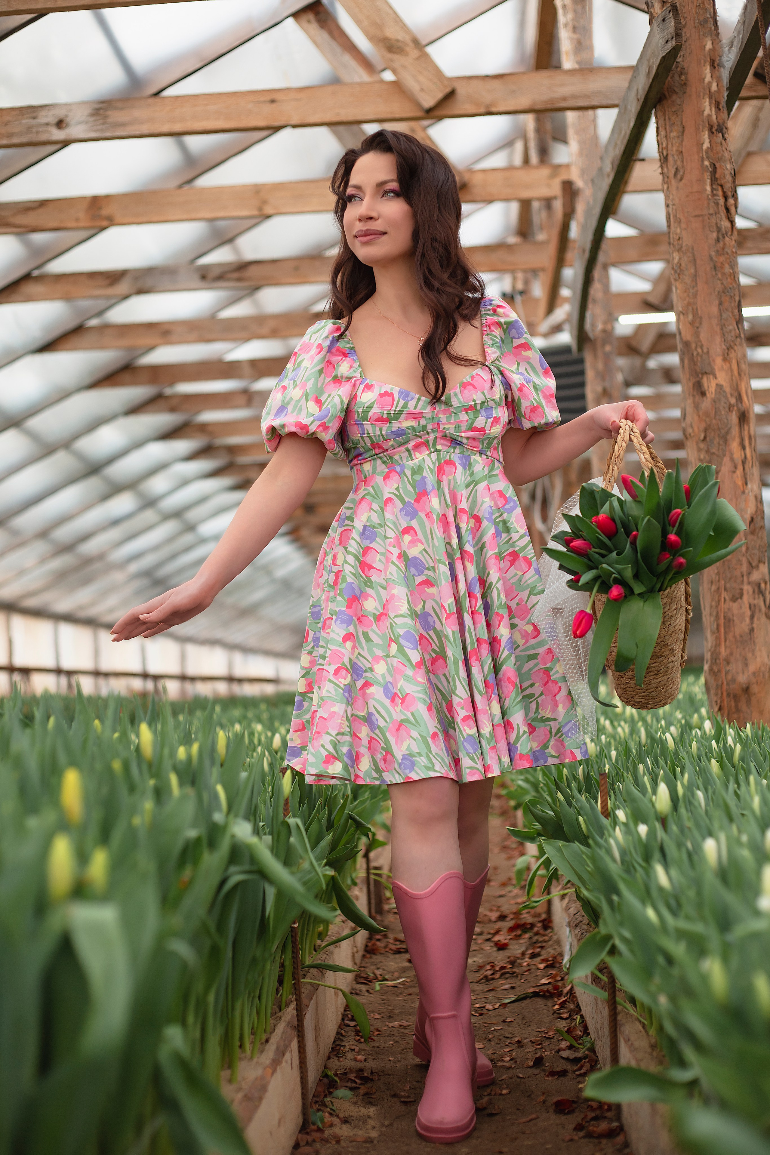 Фотодень в теплице с тюльпанами. Фотограф Ольга Бобб Нижний Новгород