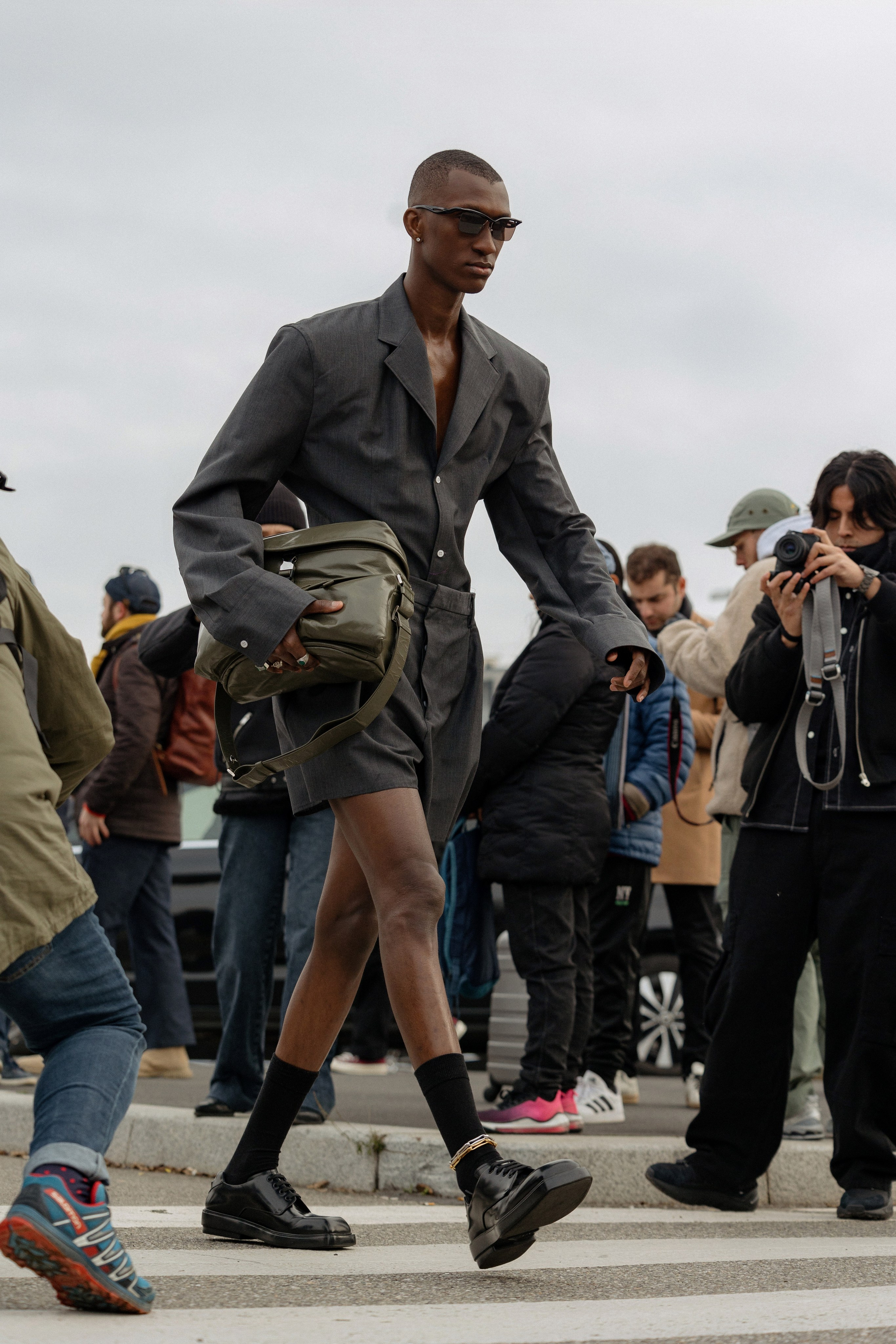 Milan Mens fashion week FW 24/25 PRADA. Photographer in Milan Ivan Goncharov