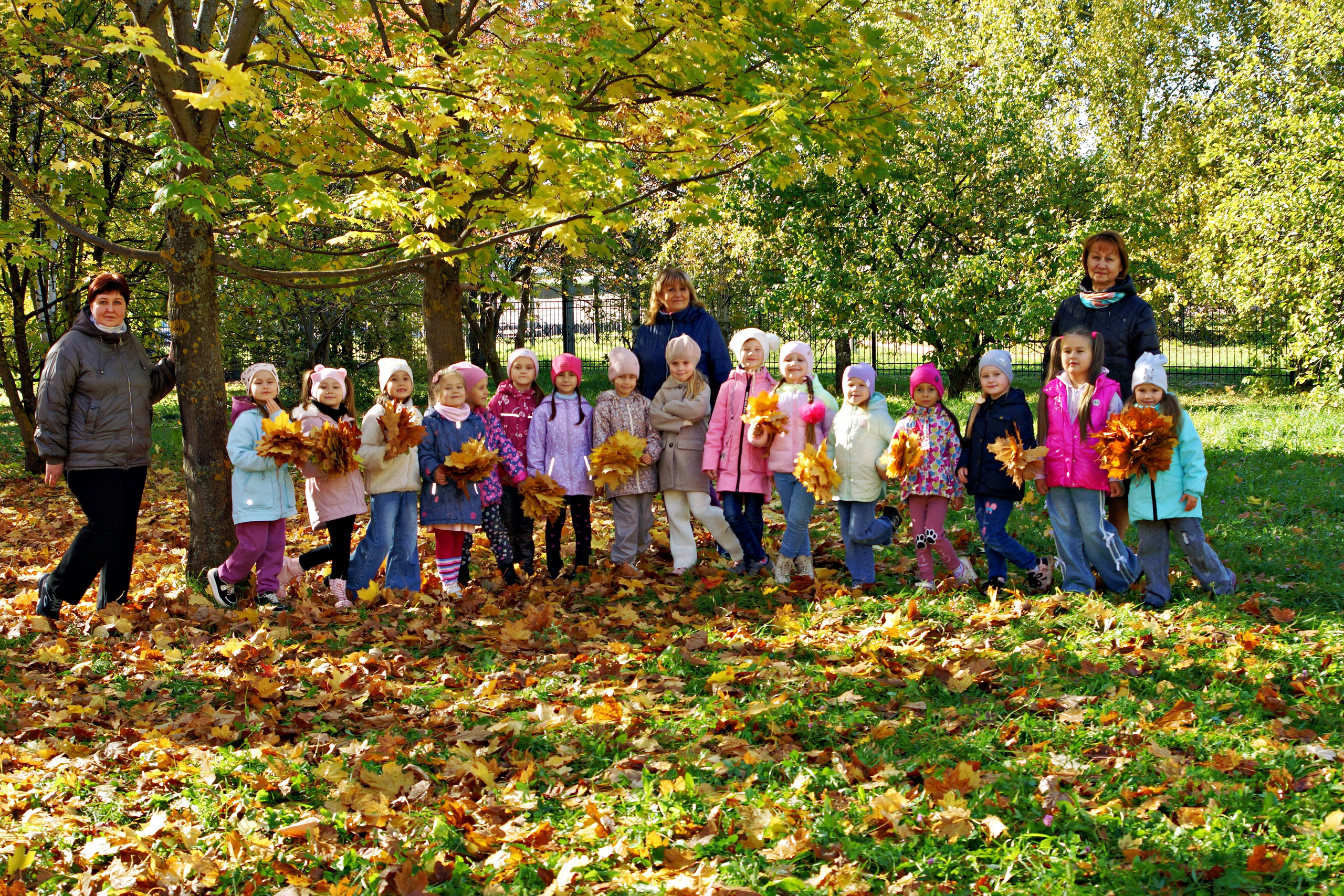 Осенняя фотосессия в детском саду г. Йошкар-Ола