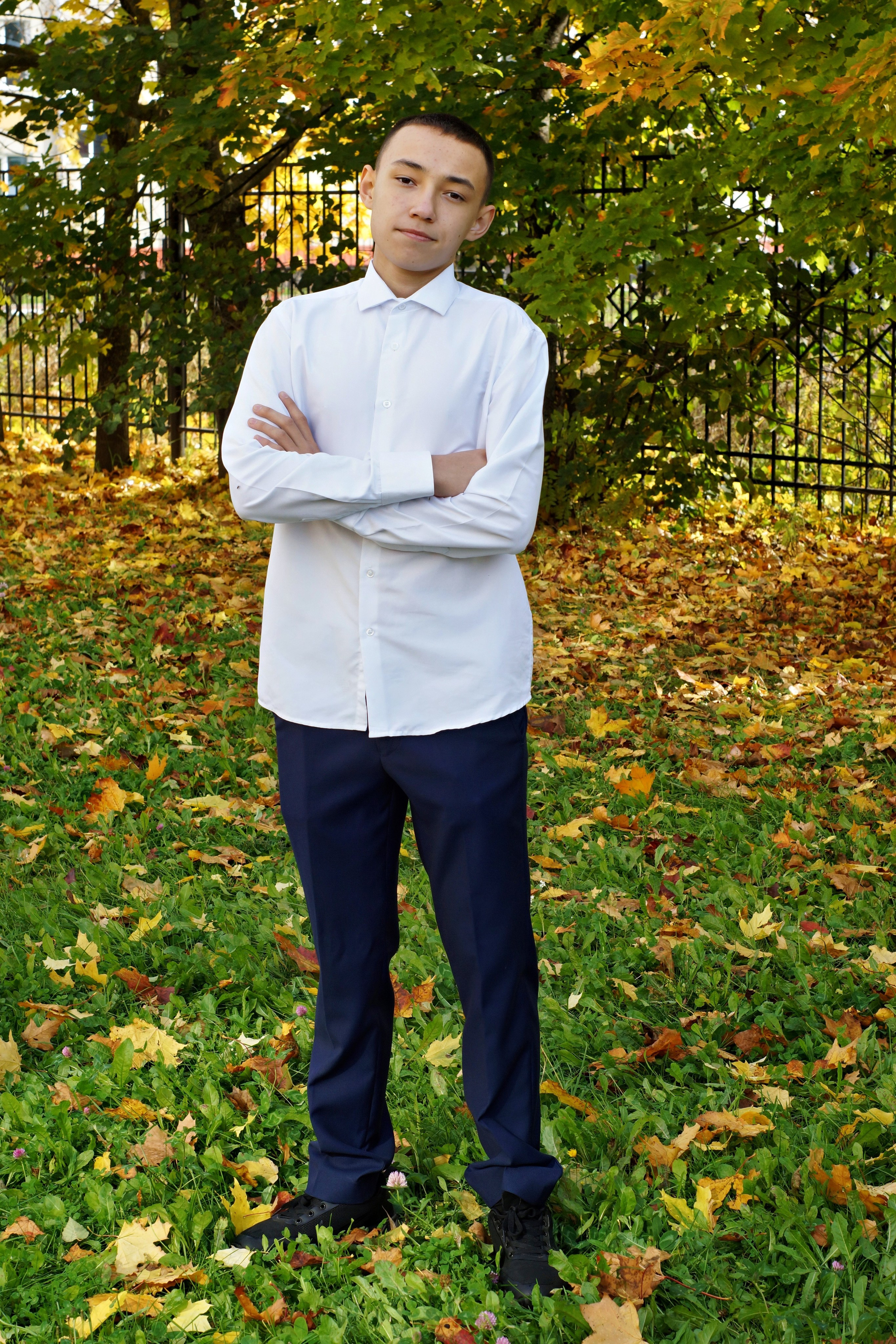 Осенняя фотосессия в школе г. Йошкар-Ола