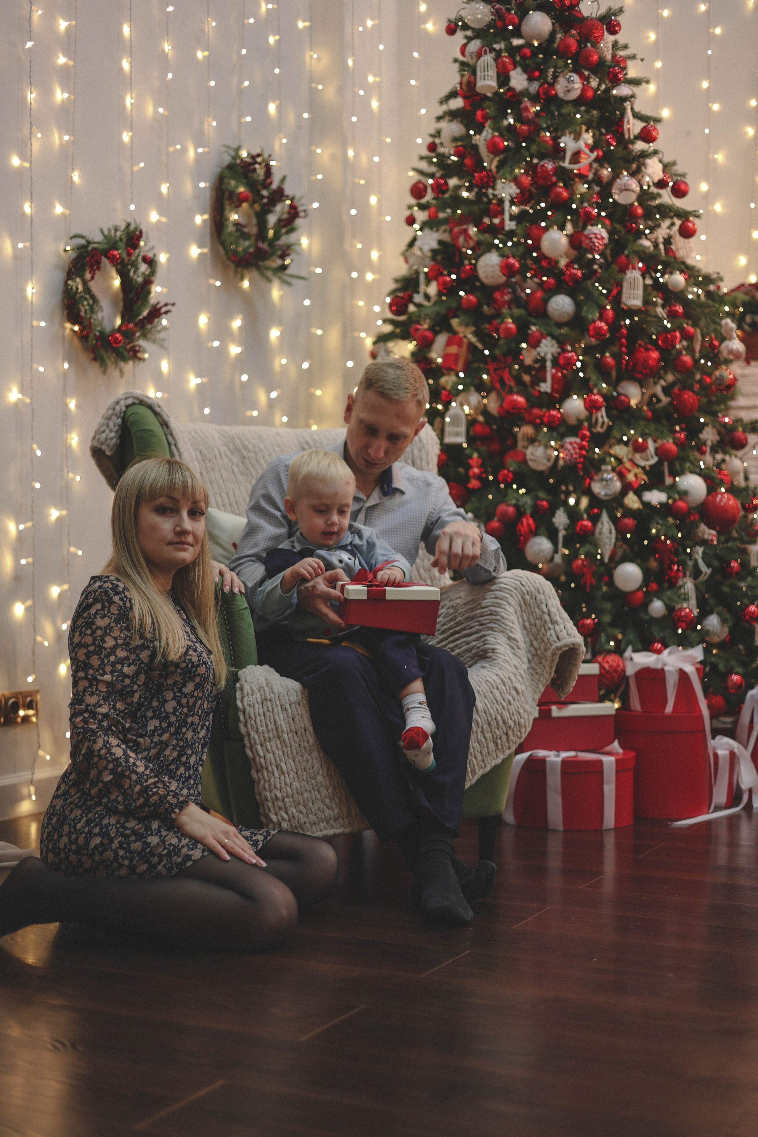 Новогодняя история «Мария и ее семья». Фотограф в Москве Анастасия Калинина