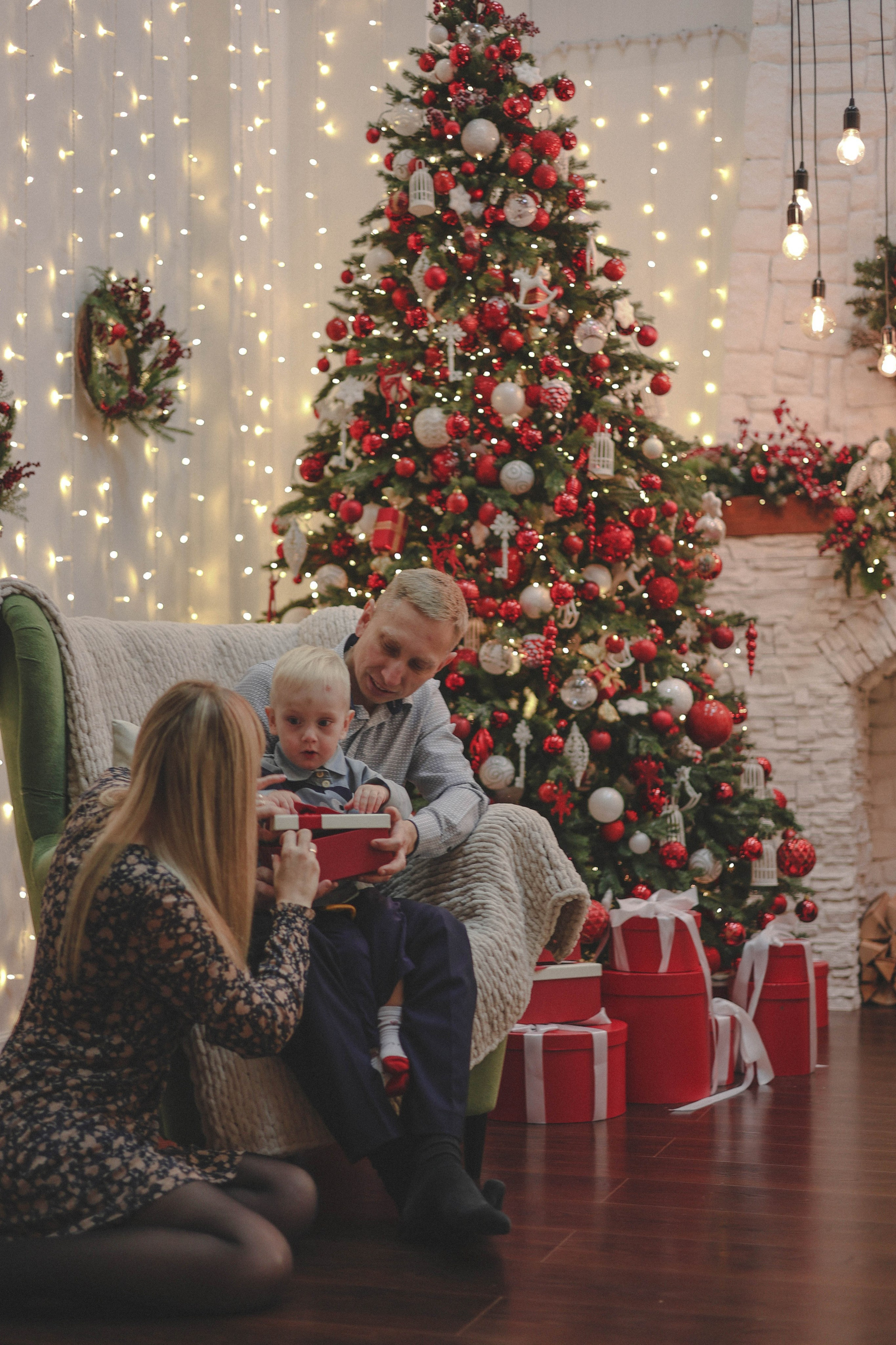Новогодняя история «Мария и ее семья». Фотограф в Москве Анастасия Калинина