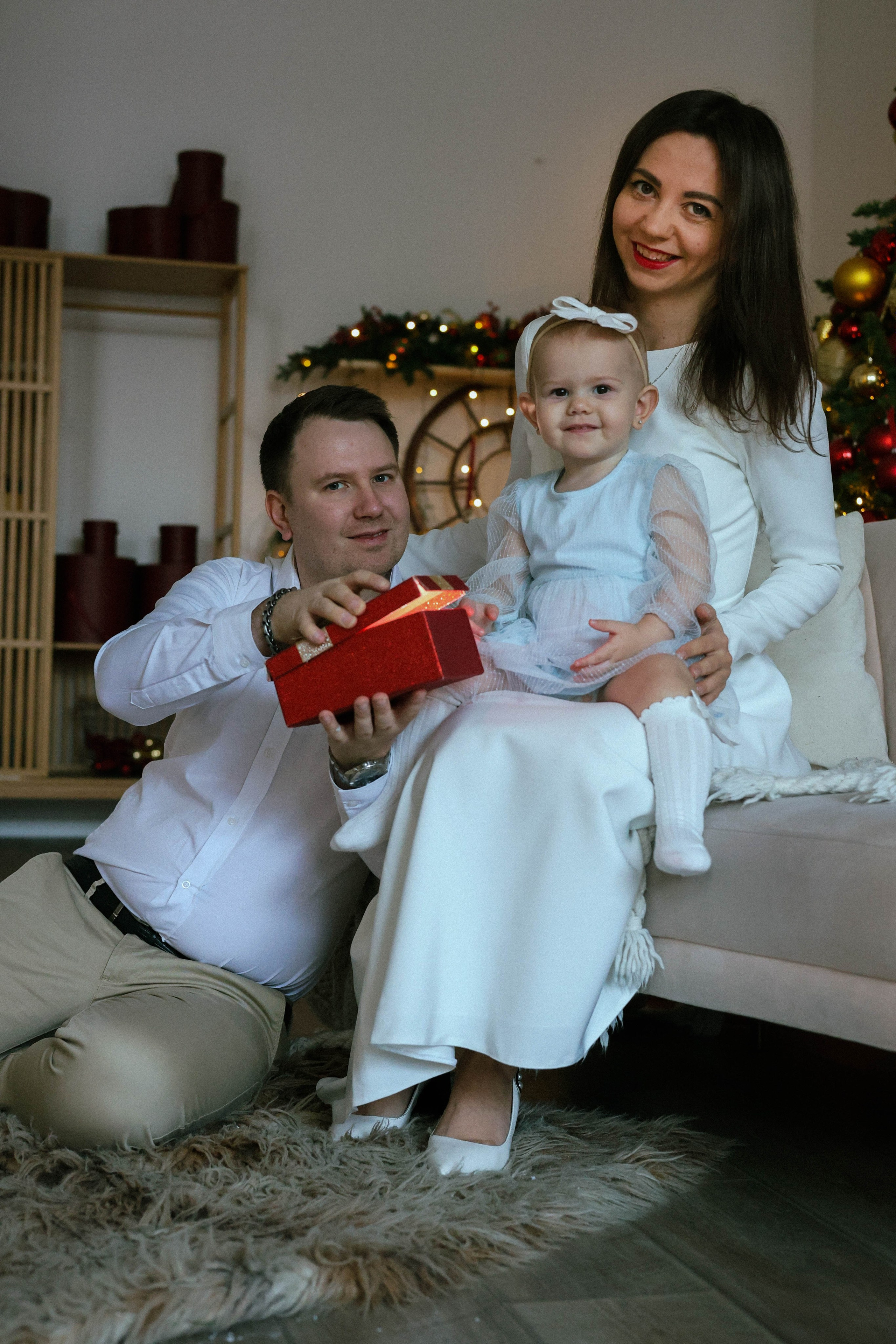 Новогодняя история «Ирина и ее семья». Фотограф в Москве Анастасия Калинина