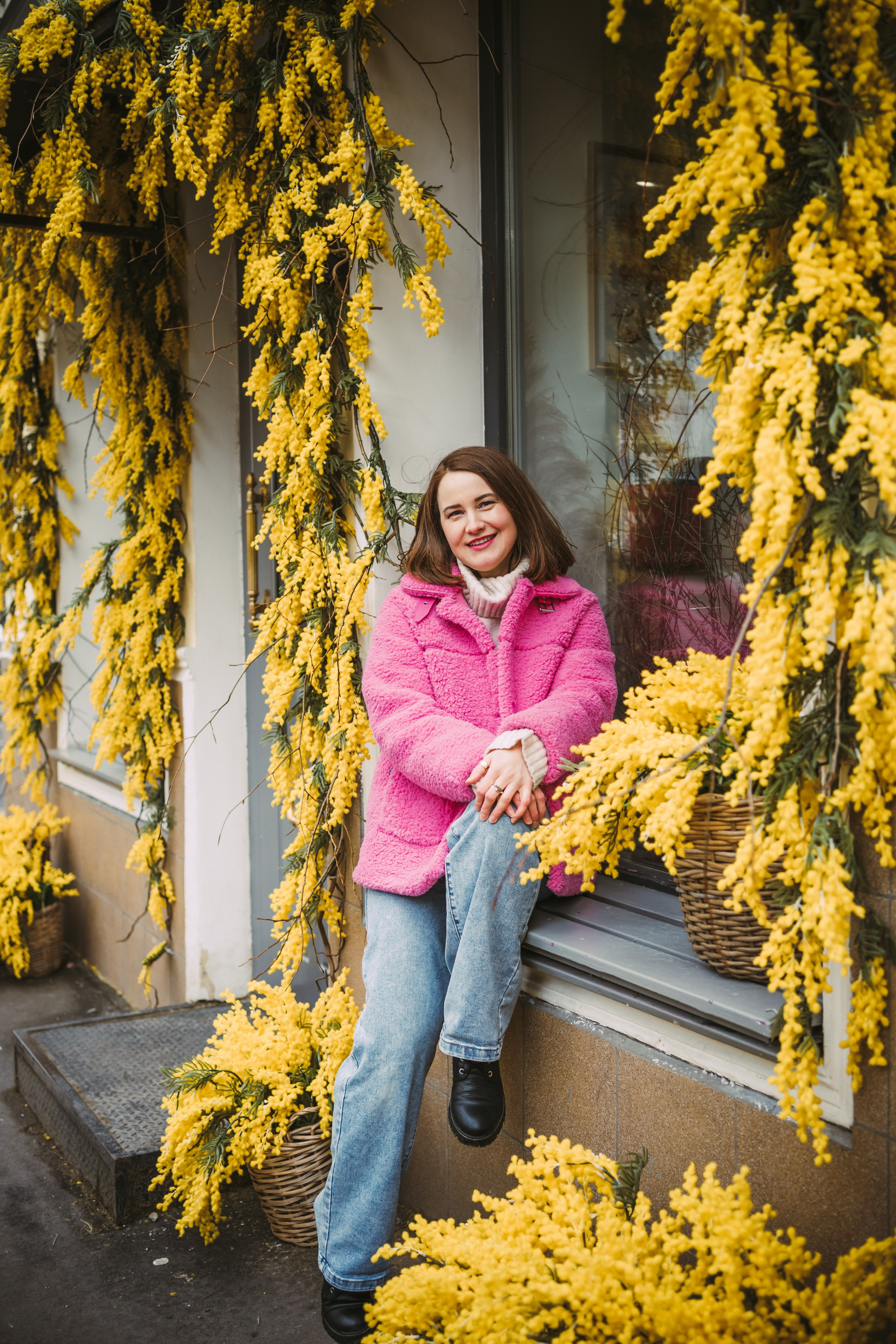 Фотосессия с мимозой. Женский фотограф в Москве Кристина Чечина