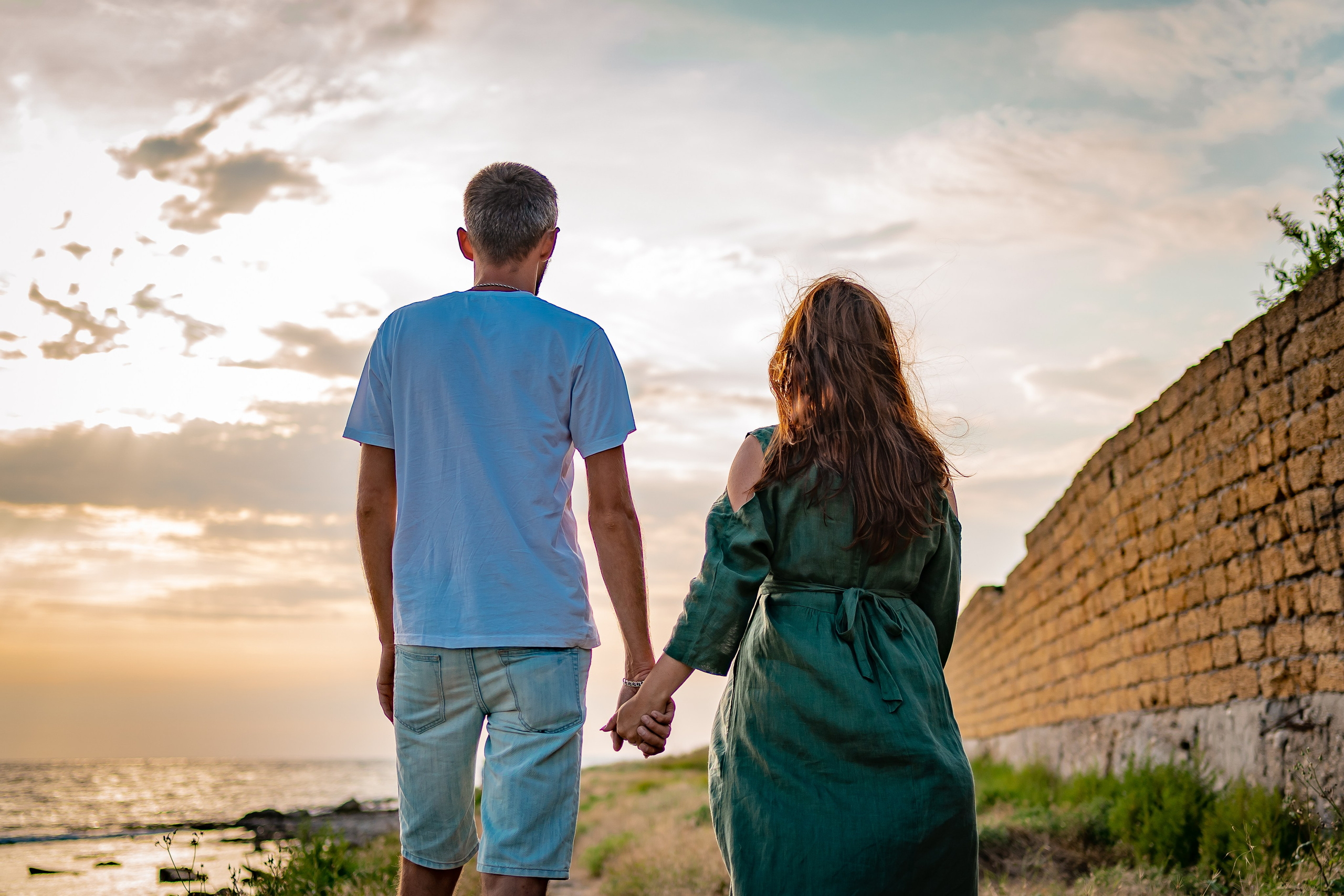 Вероника с мужем в Крыму. Семейный фотограф Варвара Сорока в городе Москве