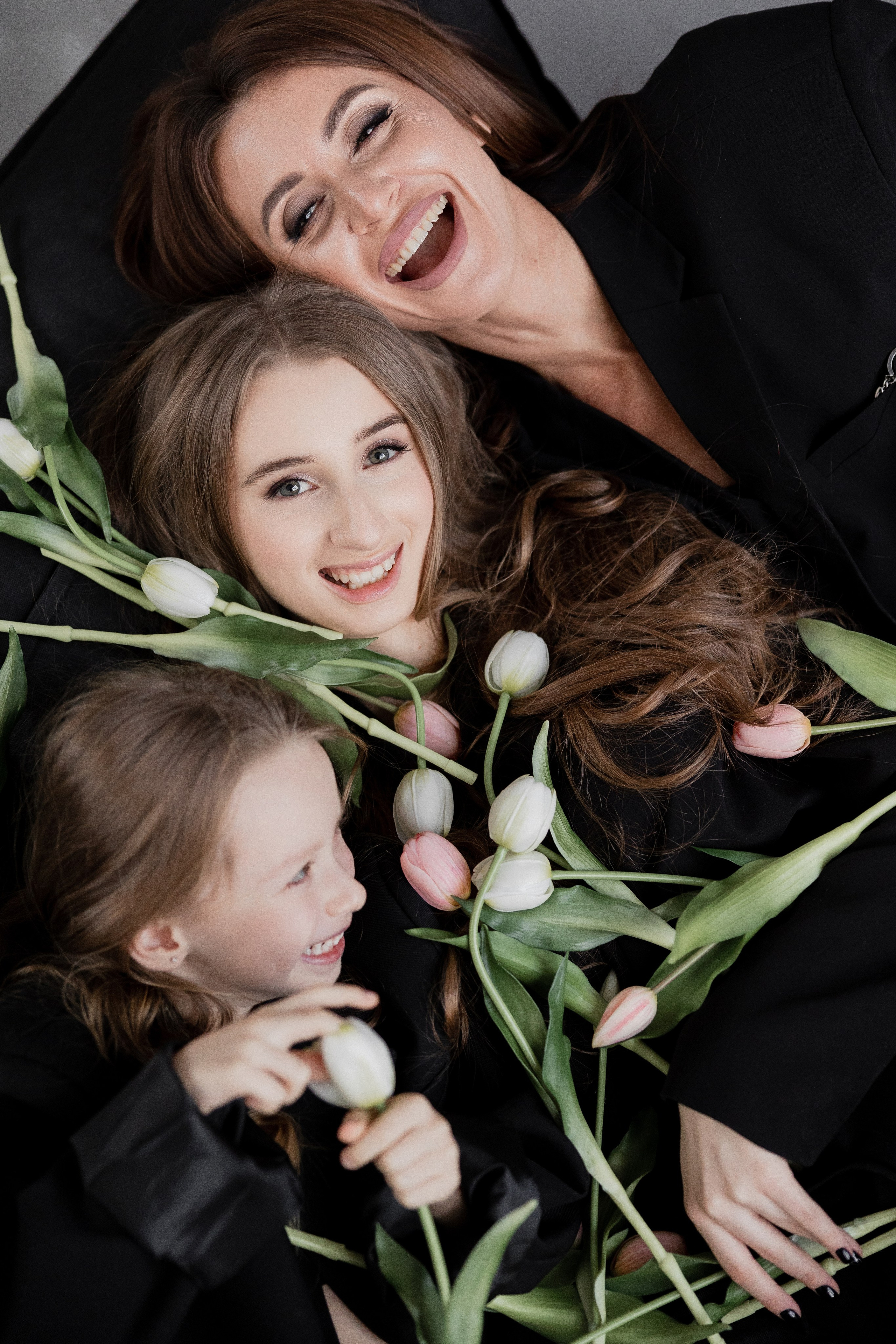 Семейная фотосессия в студии. Свадебный и семейный фотограф Москва Екатерина Верижникова