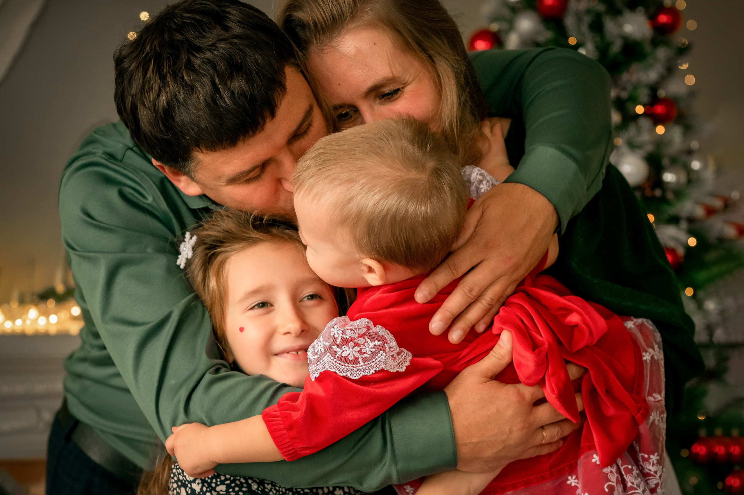 Новый год в студии. Фотограф новорождённых, семейный, школьный в городе Калуге Евгения