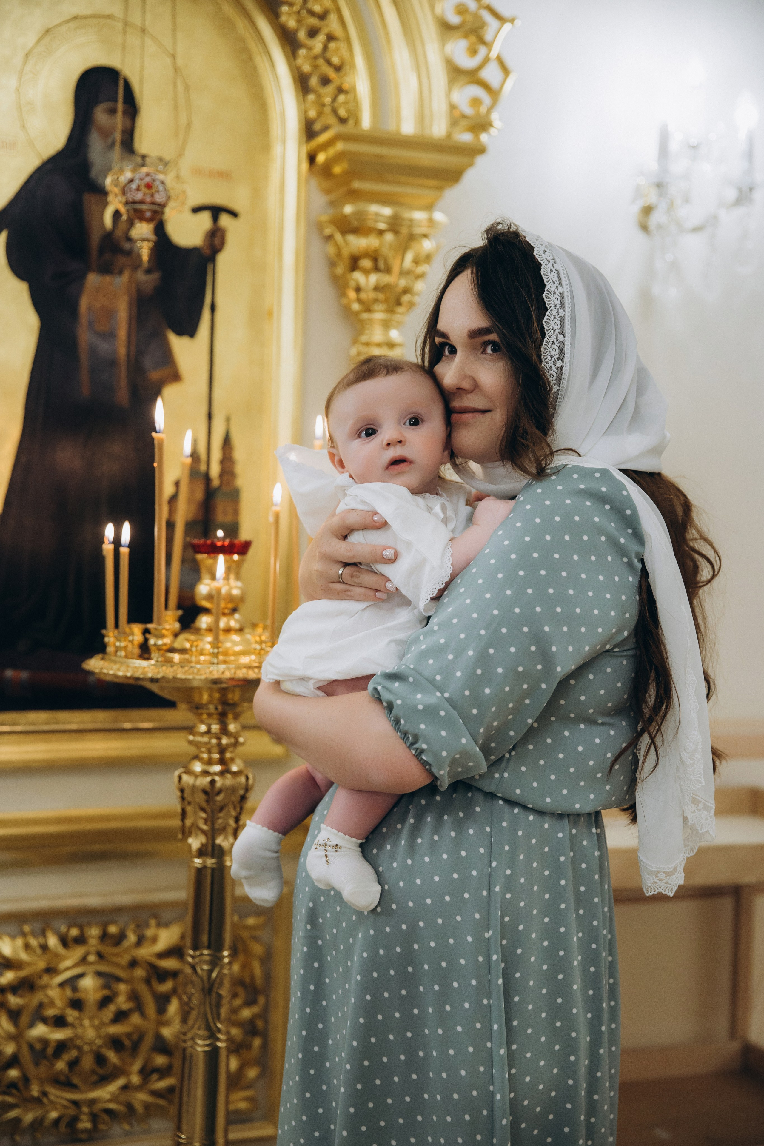 Крещение Павла. Фотограф на крещение в Рязани. Семейный фотограф