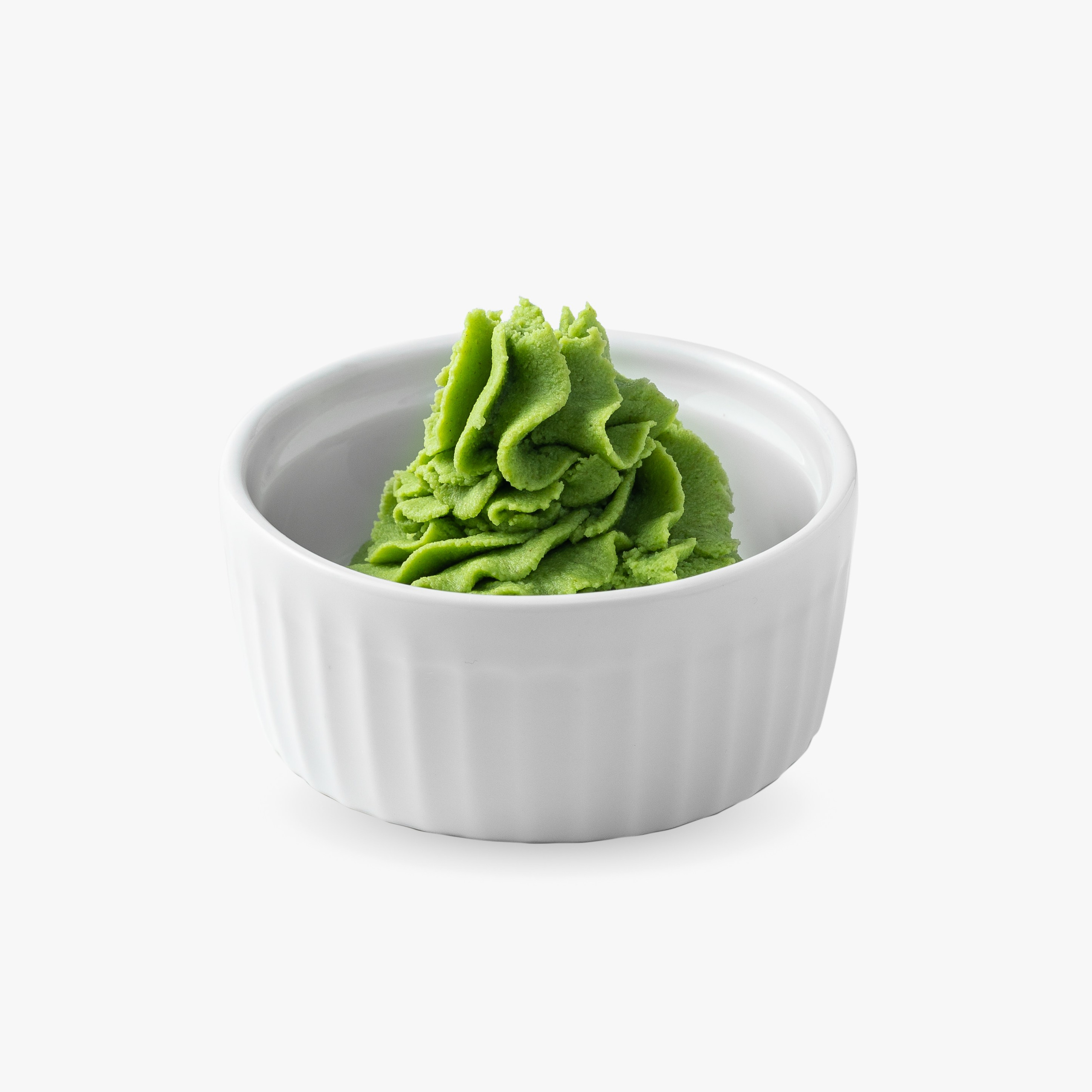 Васаби на белом фоне