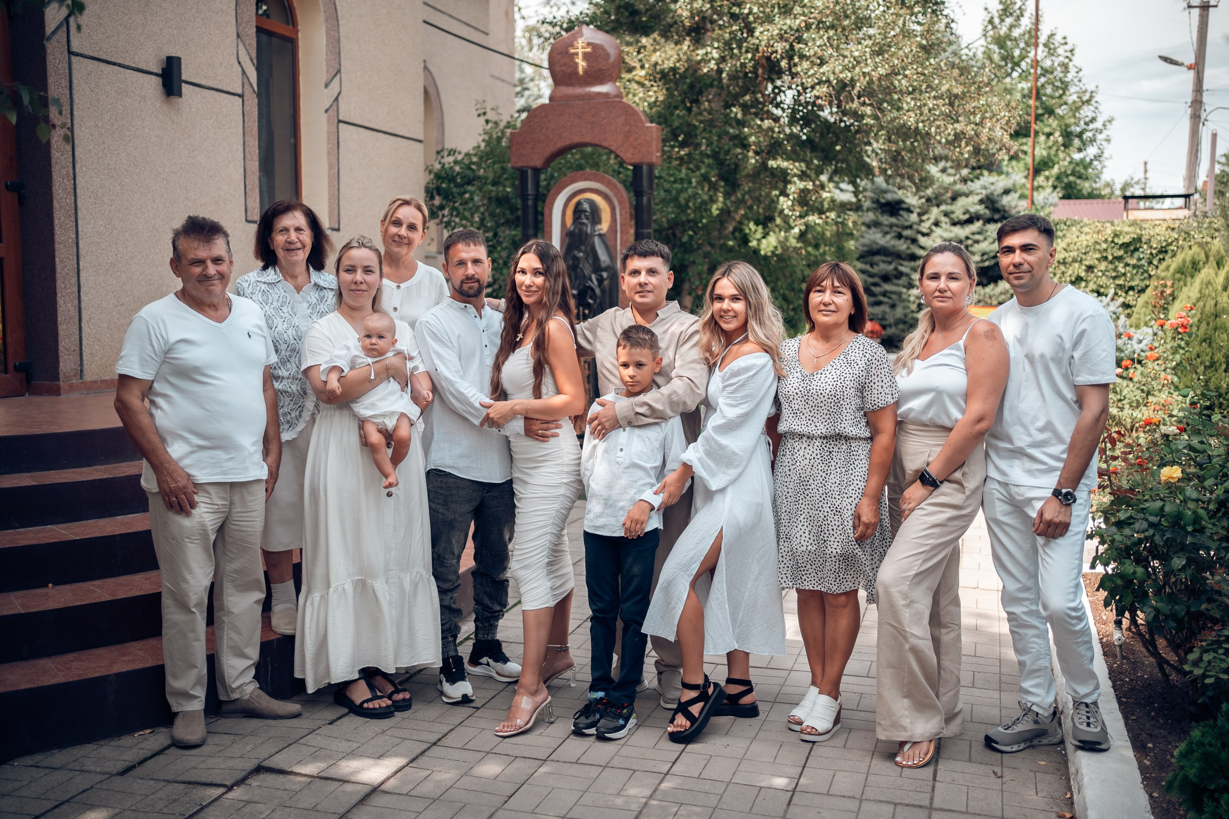 Крещение в храме Прп.Сергия Радонежского с. Орлиное. Церковный фотограф Севастополь