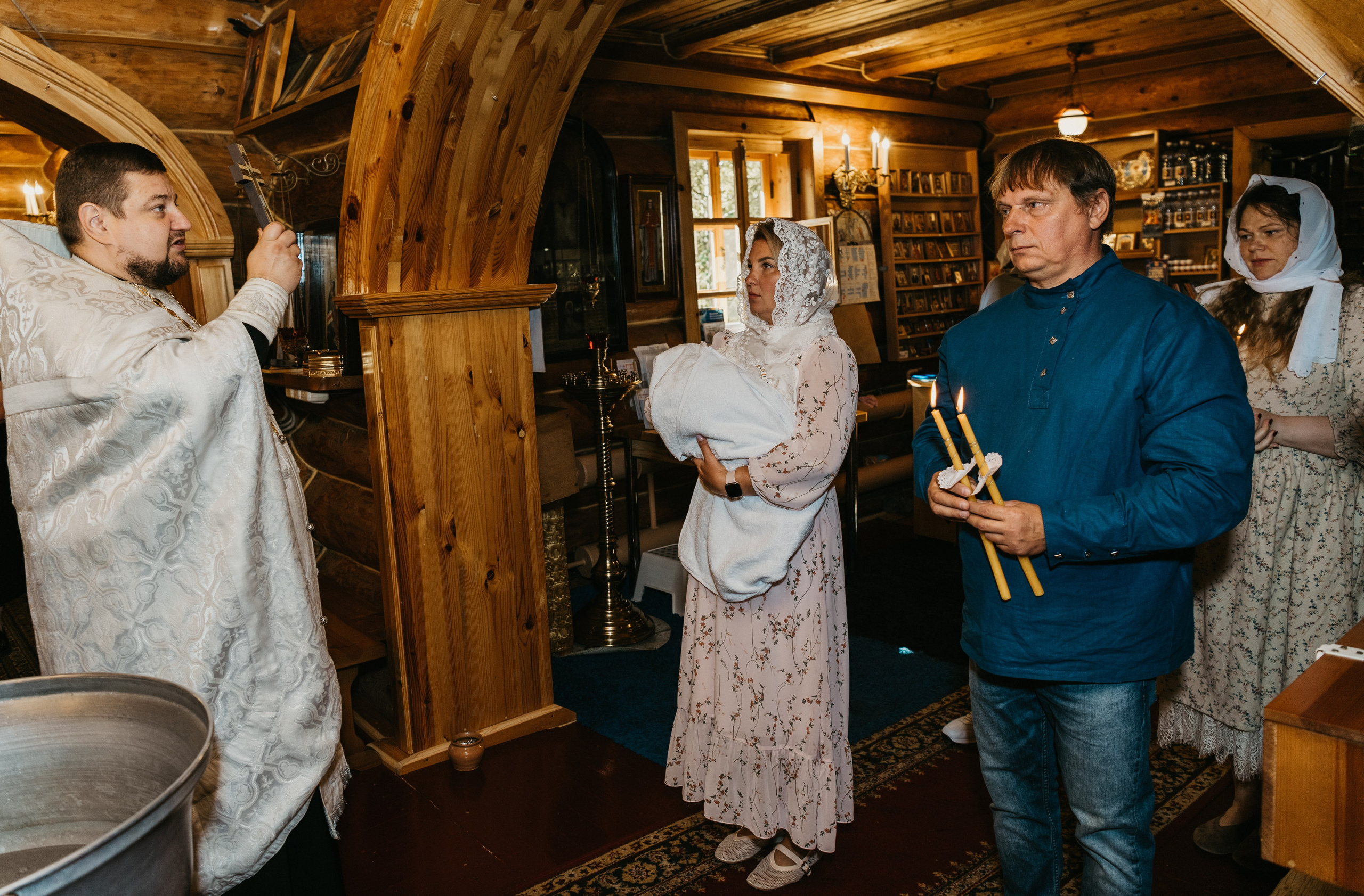Крещение Елизаветы. Фотограф на выписку из роддома в Москве и МО