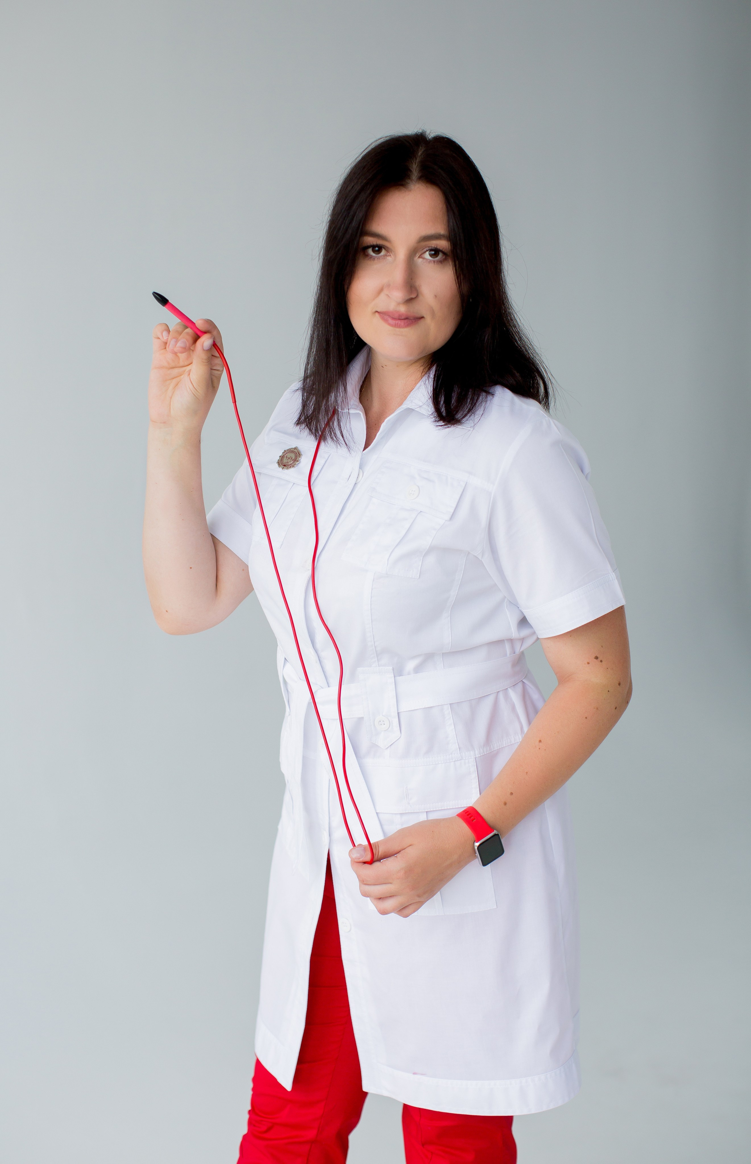 Контент съёмка для эксперта по электродепиляции. Портретный фотограф в Красноярске Акифьева Евгения