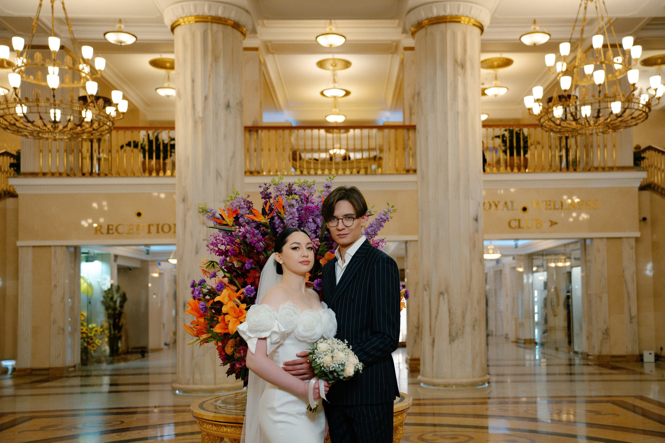 Свадебная фотосессия в гостинице Украина
