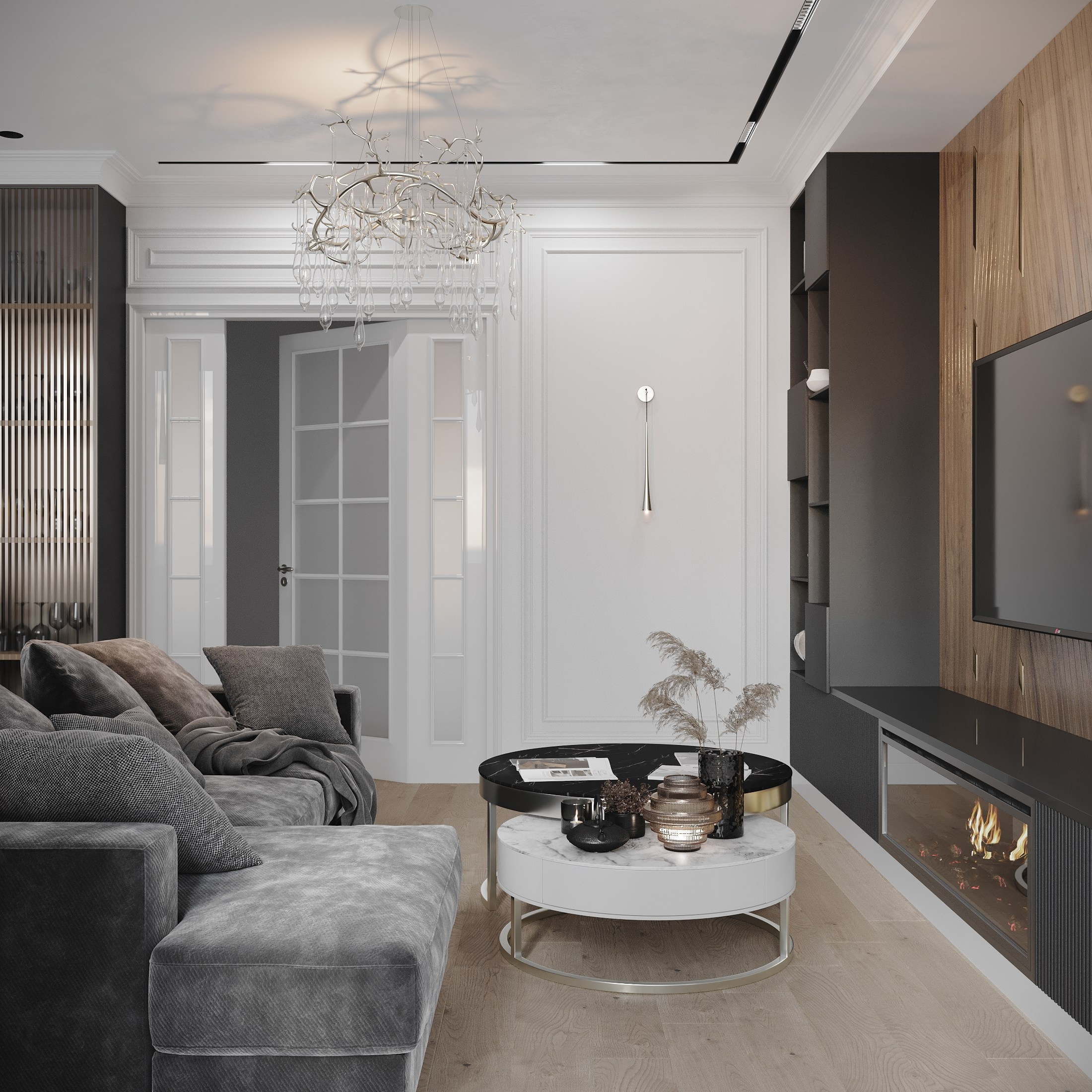 Визуализация квартиры для девушки-фотографа. Студия 3d визуализации Arcviz