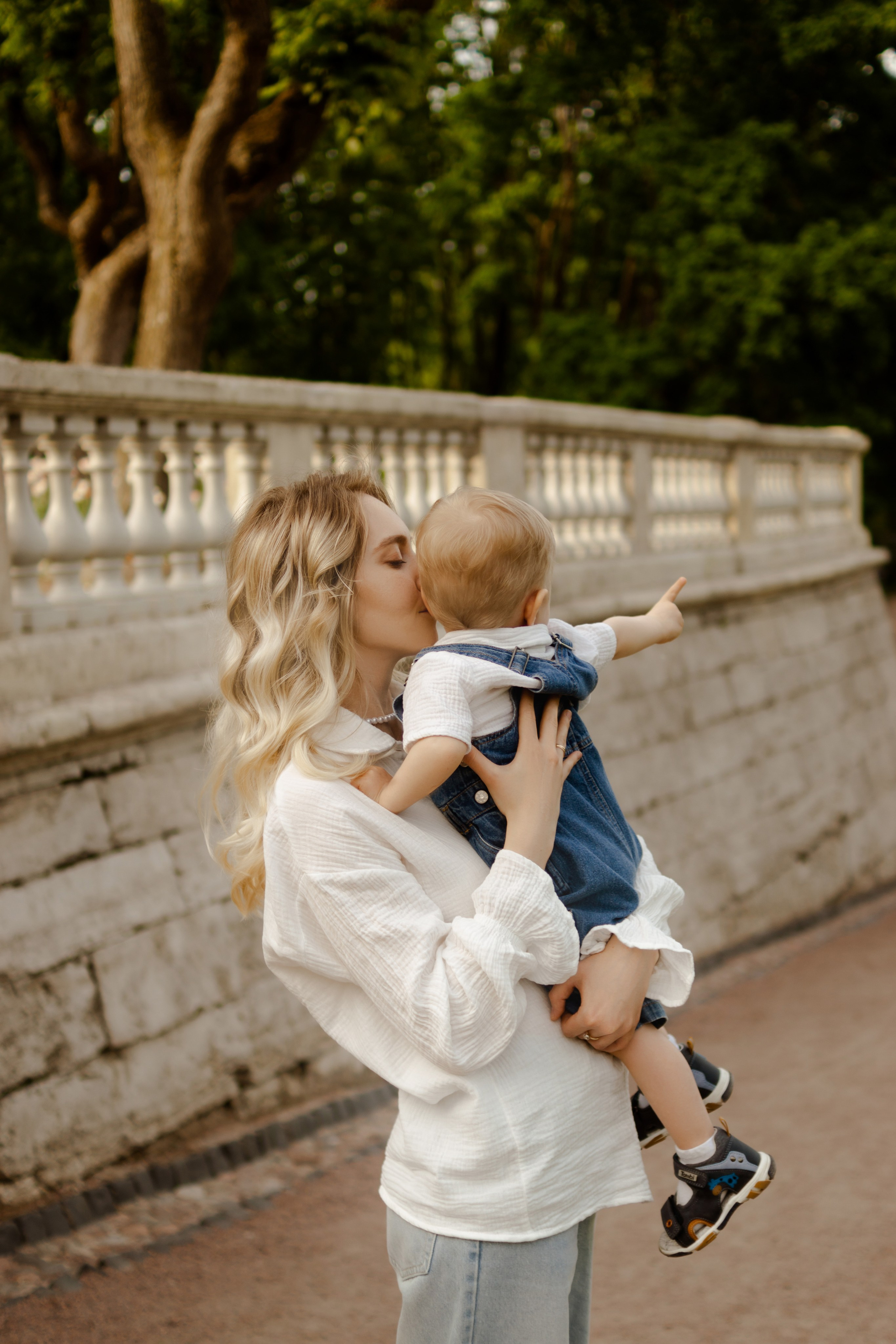 Аня с сыном Сашей