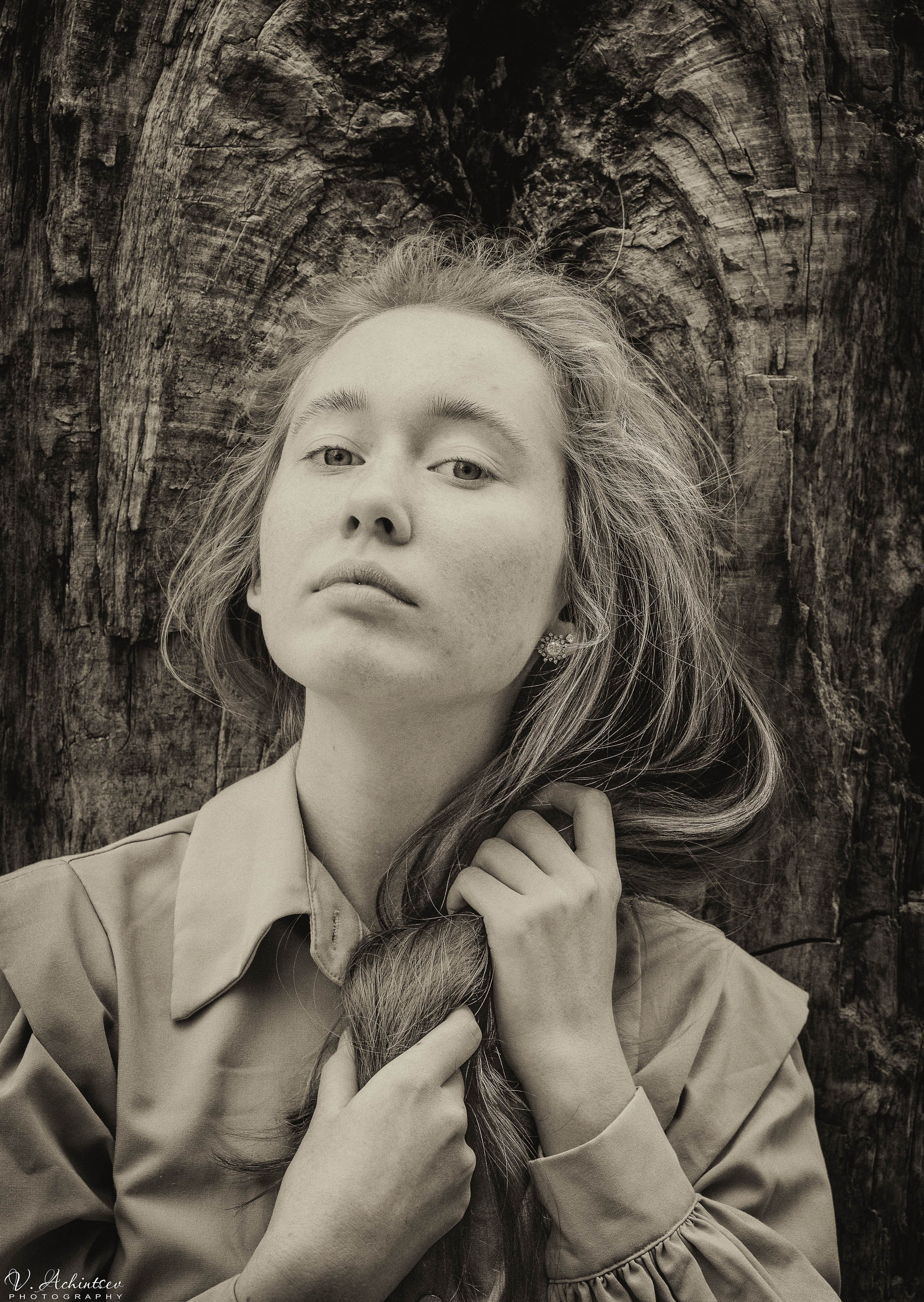 Диана. Чёрно-белое. Фотограф в Сочи Владимир Ачинцев