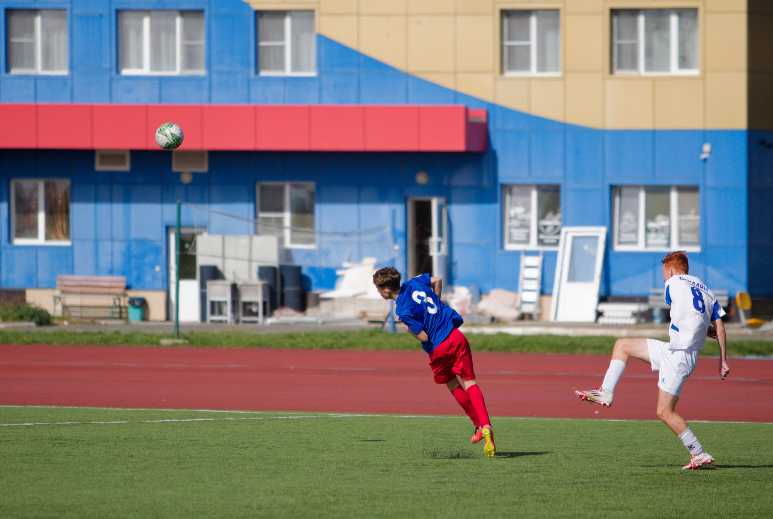 Матч ЮФЛ Сахалин-Хабаровск (U-16). Кутузов Евгений Фотограф в Южно-Сахалинске