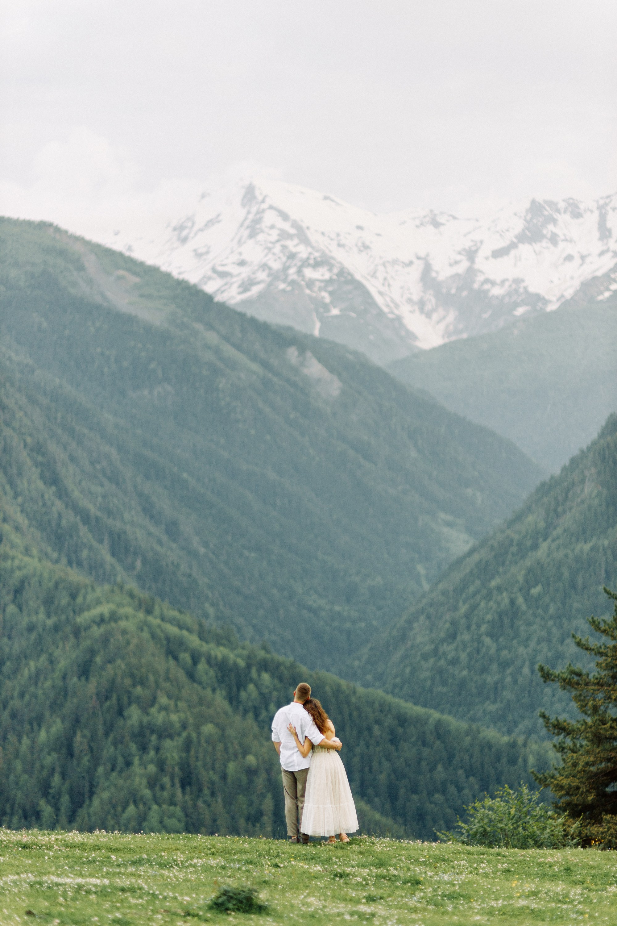 Свадьба в горах Сванетии в Грузии