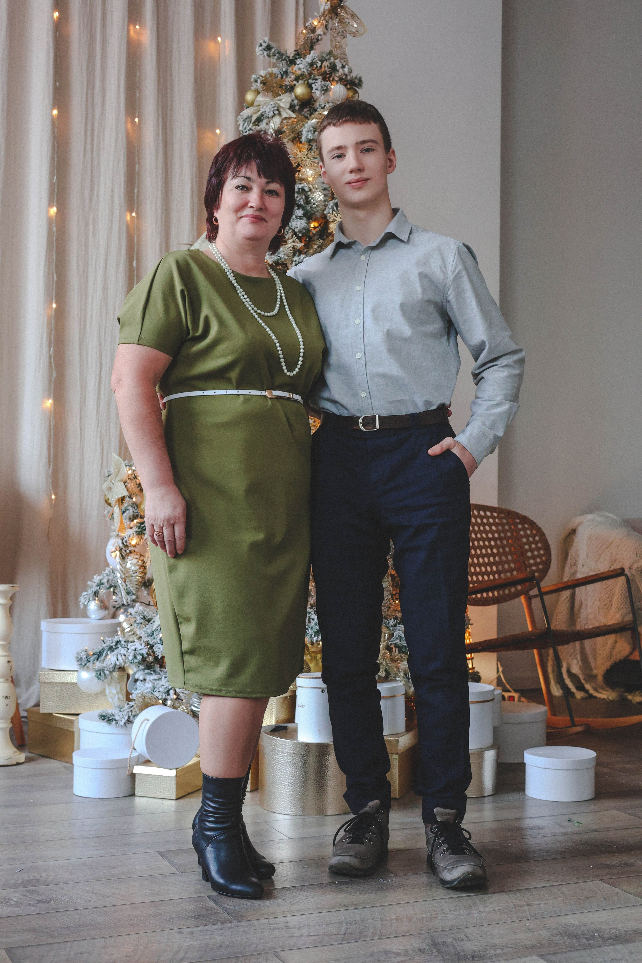 Новогодняя история «Светлана и ее семья». Фотограф в Москве Анастасия Калинина