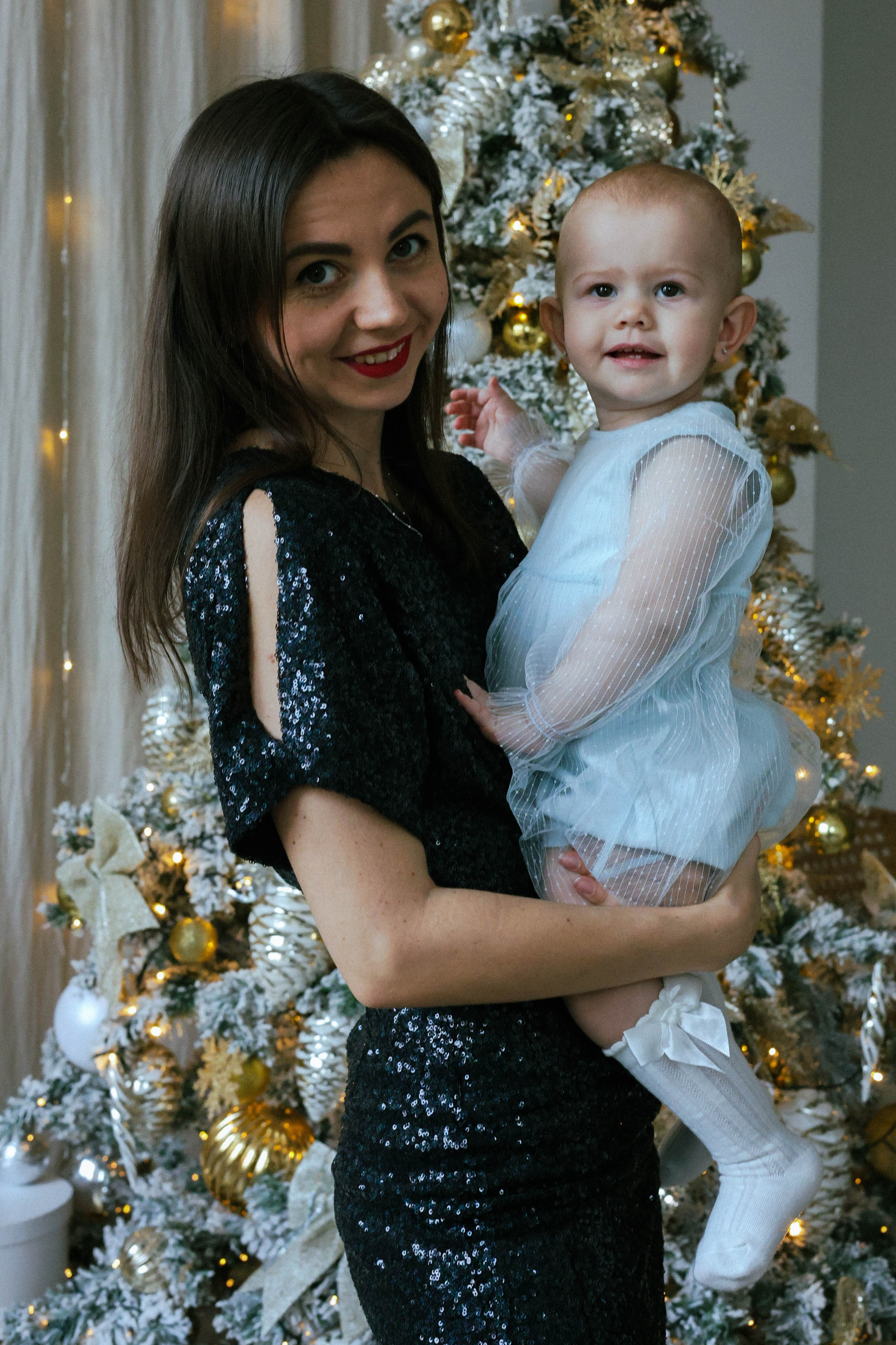 Новогодняя история «Ирина и ее семья». Фотограф в Москве Анастасия Калинина