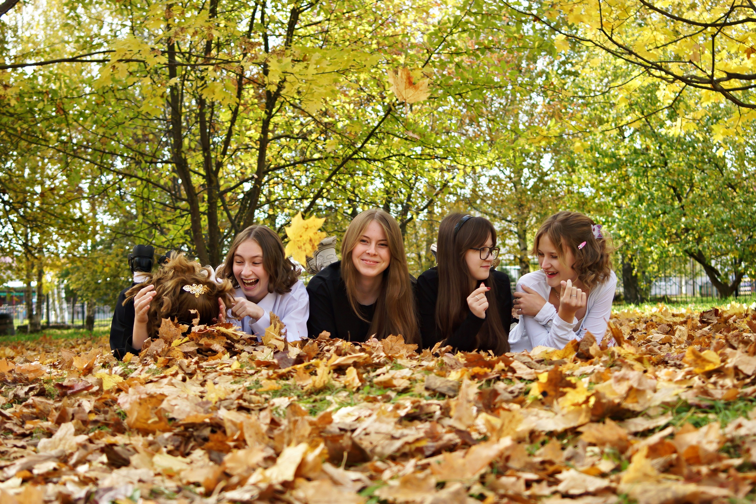 Осенняя фотосессия в школе г. Йошкар-Ола