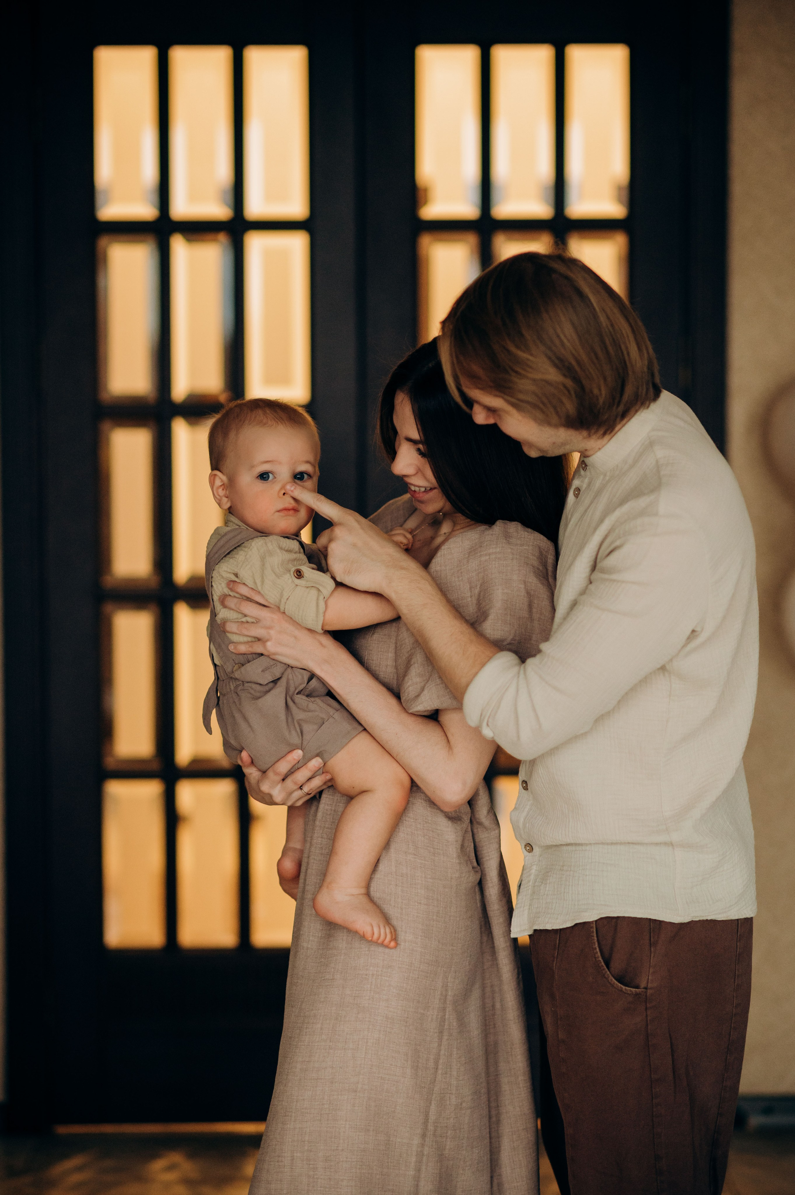 Домашняя фотосессия на годик. Семейный фотограф в Домодедово и Москве Елена Пичугина