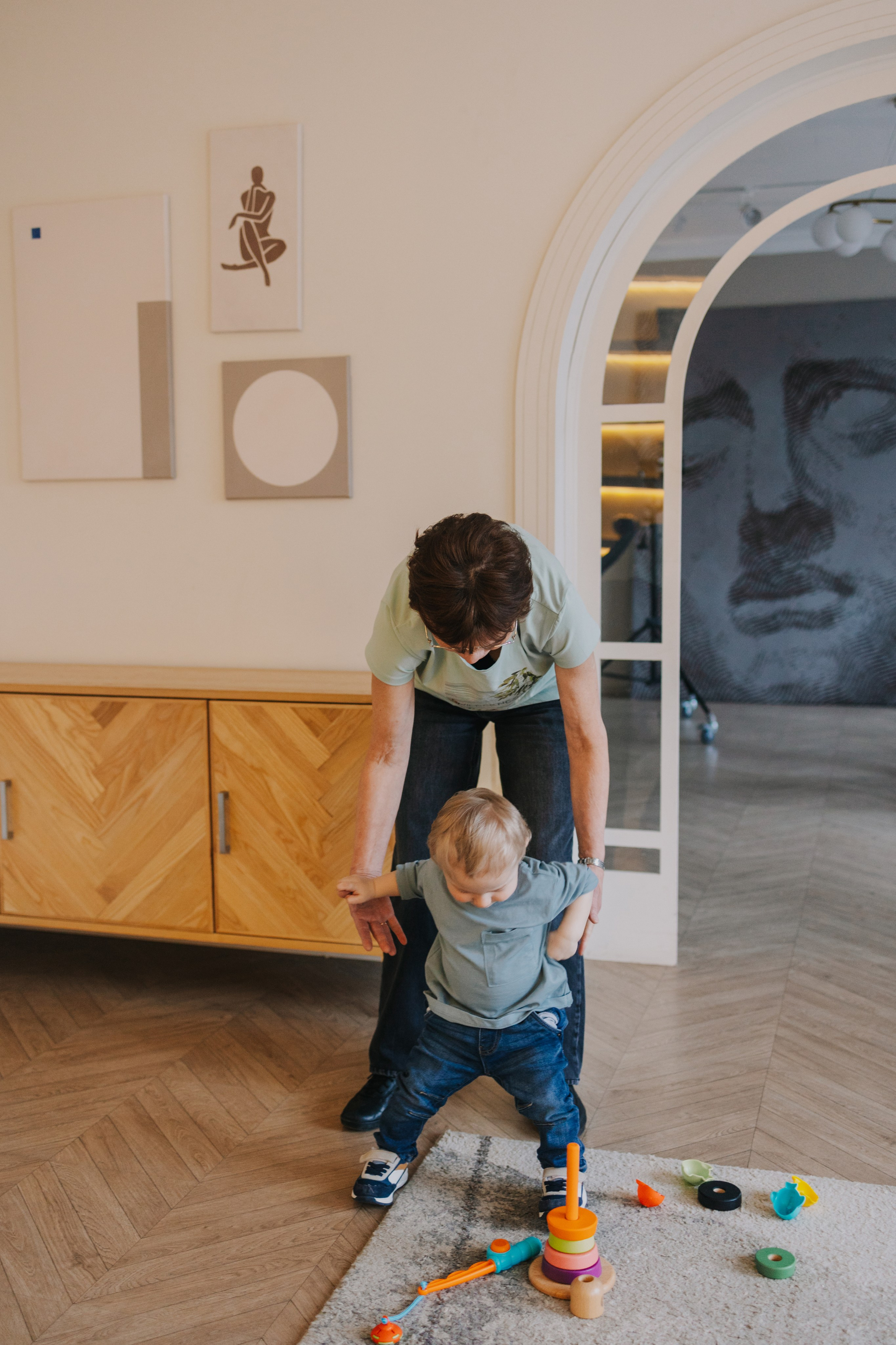 Большая семья. Домашняя фотосессия