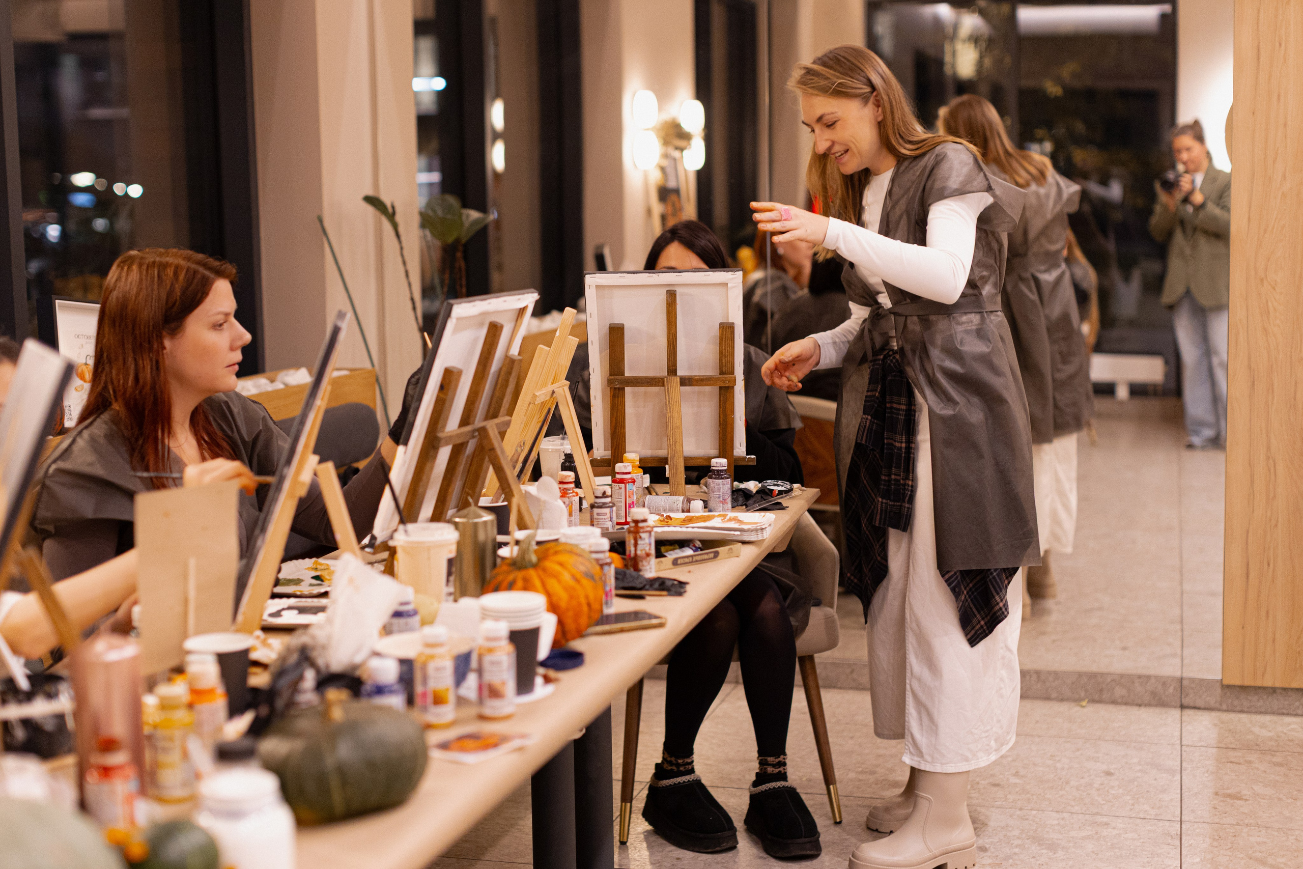 МК Тыква в кафе Здрасте. Анастасия Ракчеева Художник