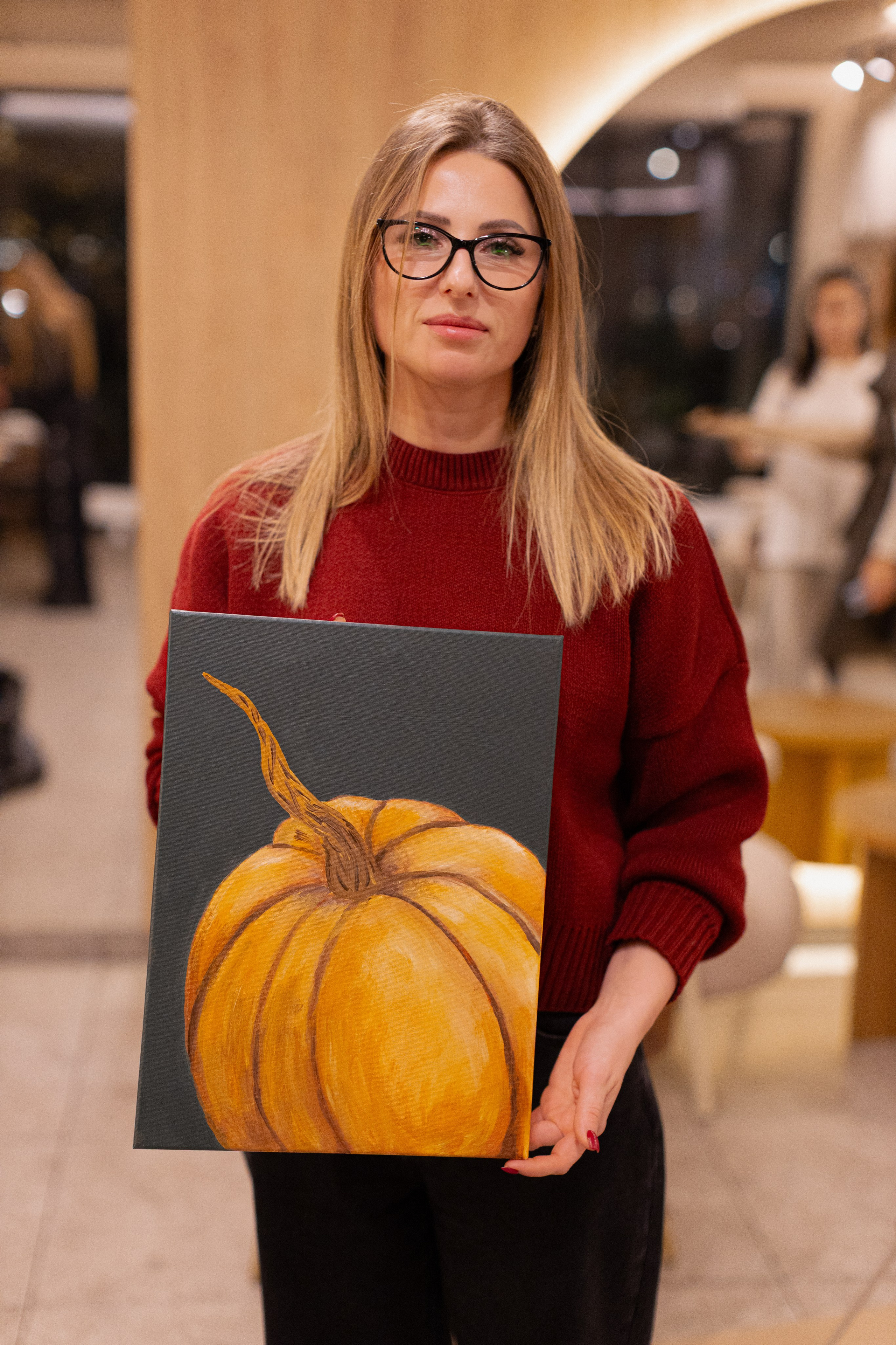 МК Тыква в кафе Здрасте. Анастасия Ракчеева Художник