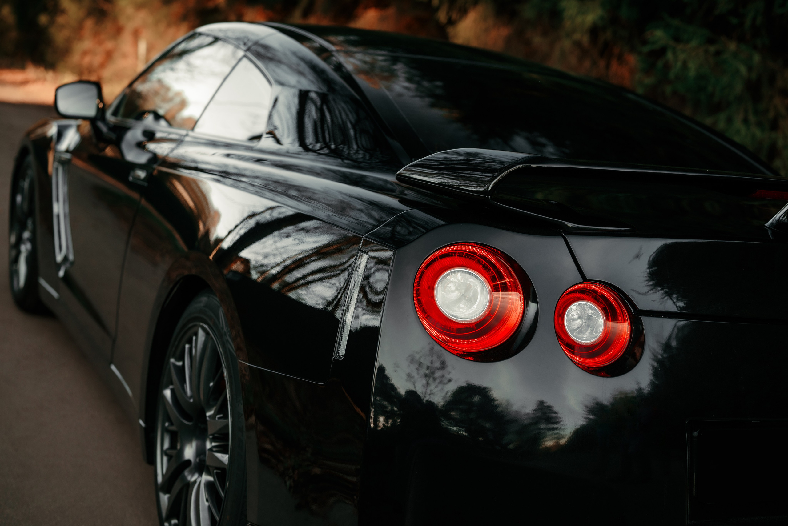 Nissan GT-R35 autumn vibe. DeLorein