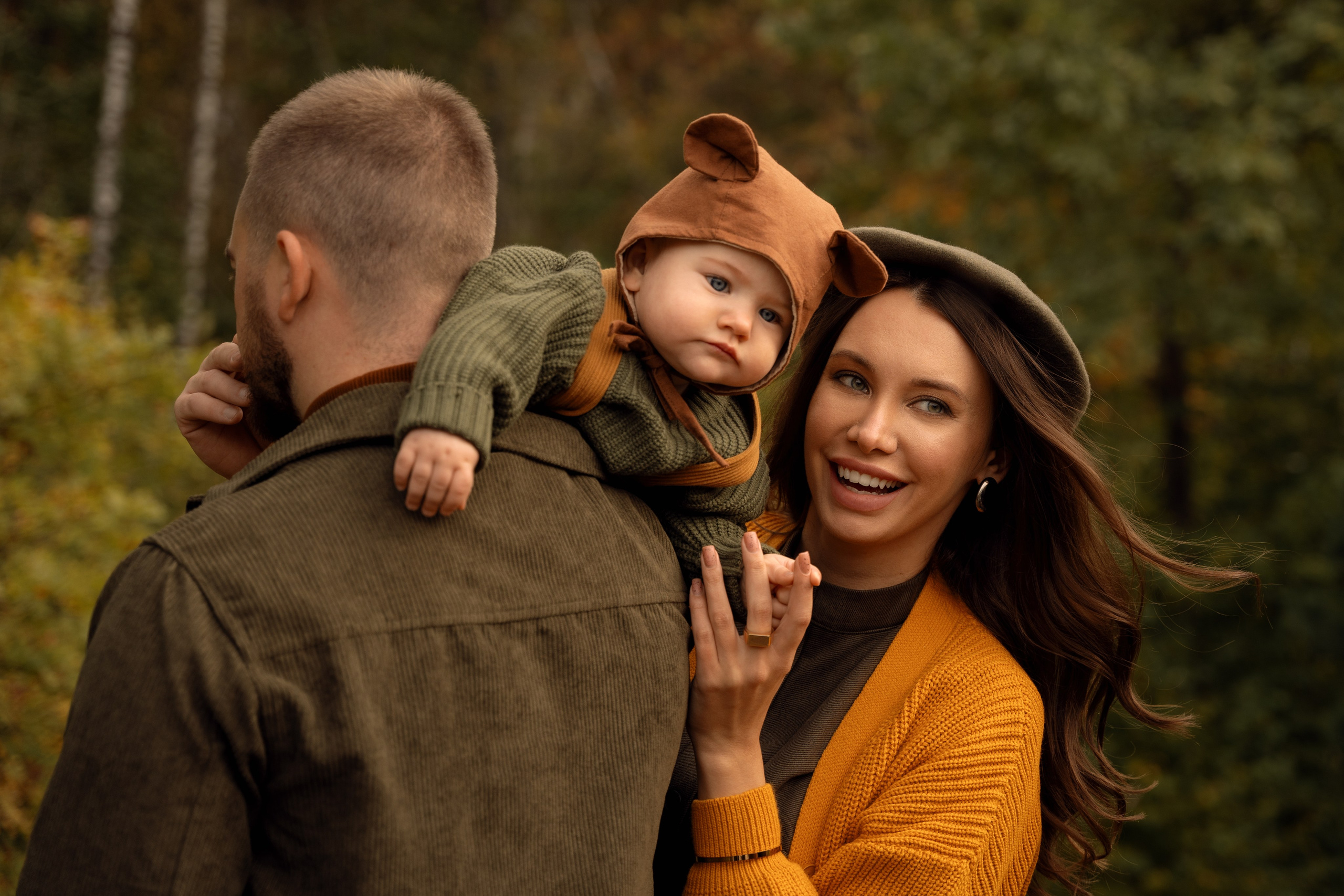 Осень в парке. Семейный фотограф Москва. Фотограф беременности и материнства Москва