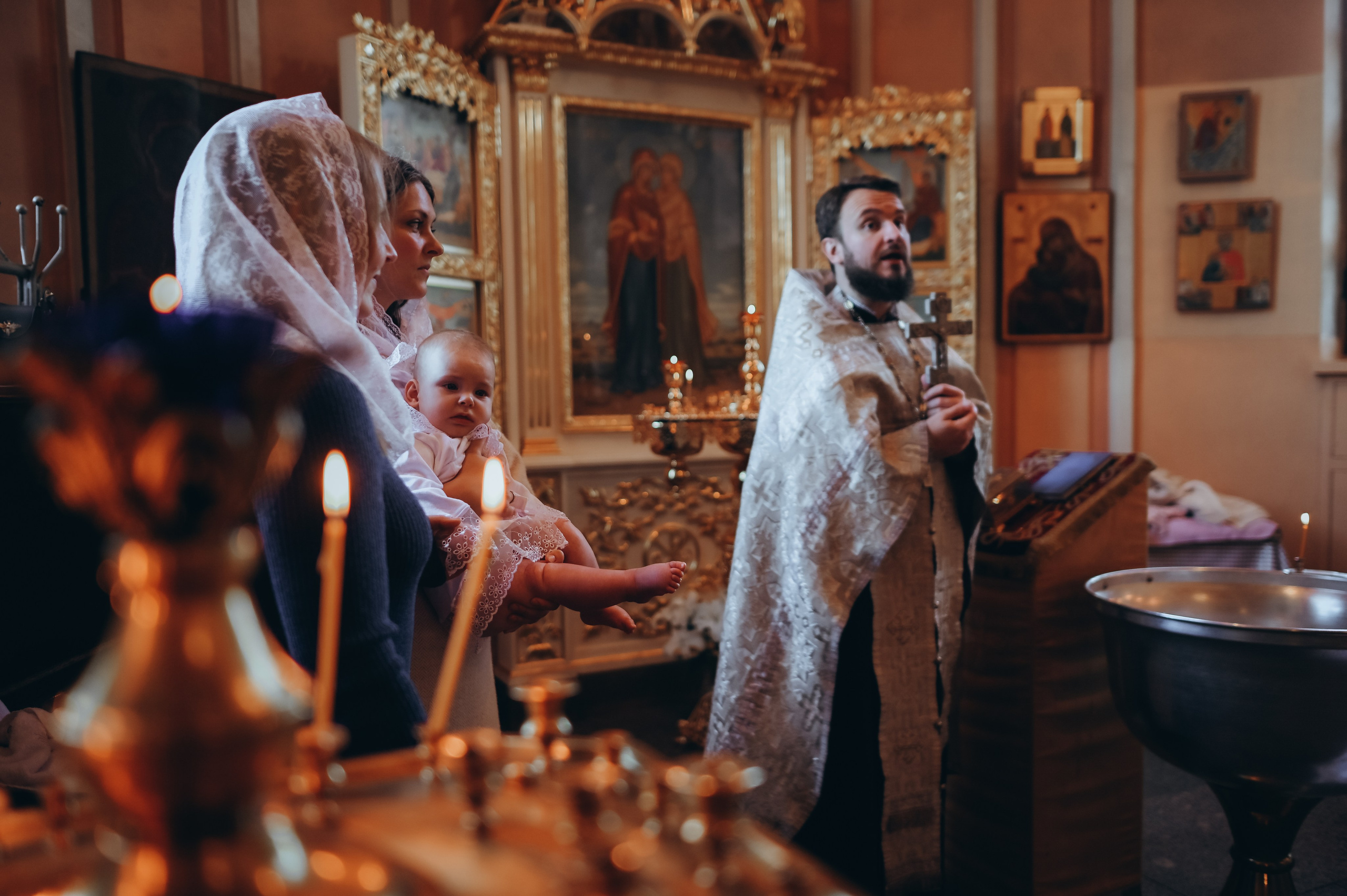 Крещение Любочки. Семейный и свадебный фотограф в Санкт-Петербурге Яна
