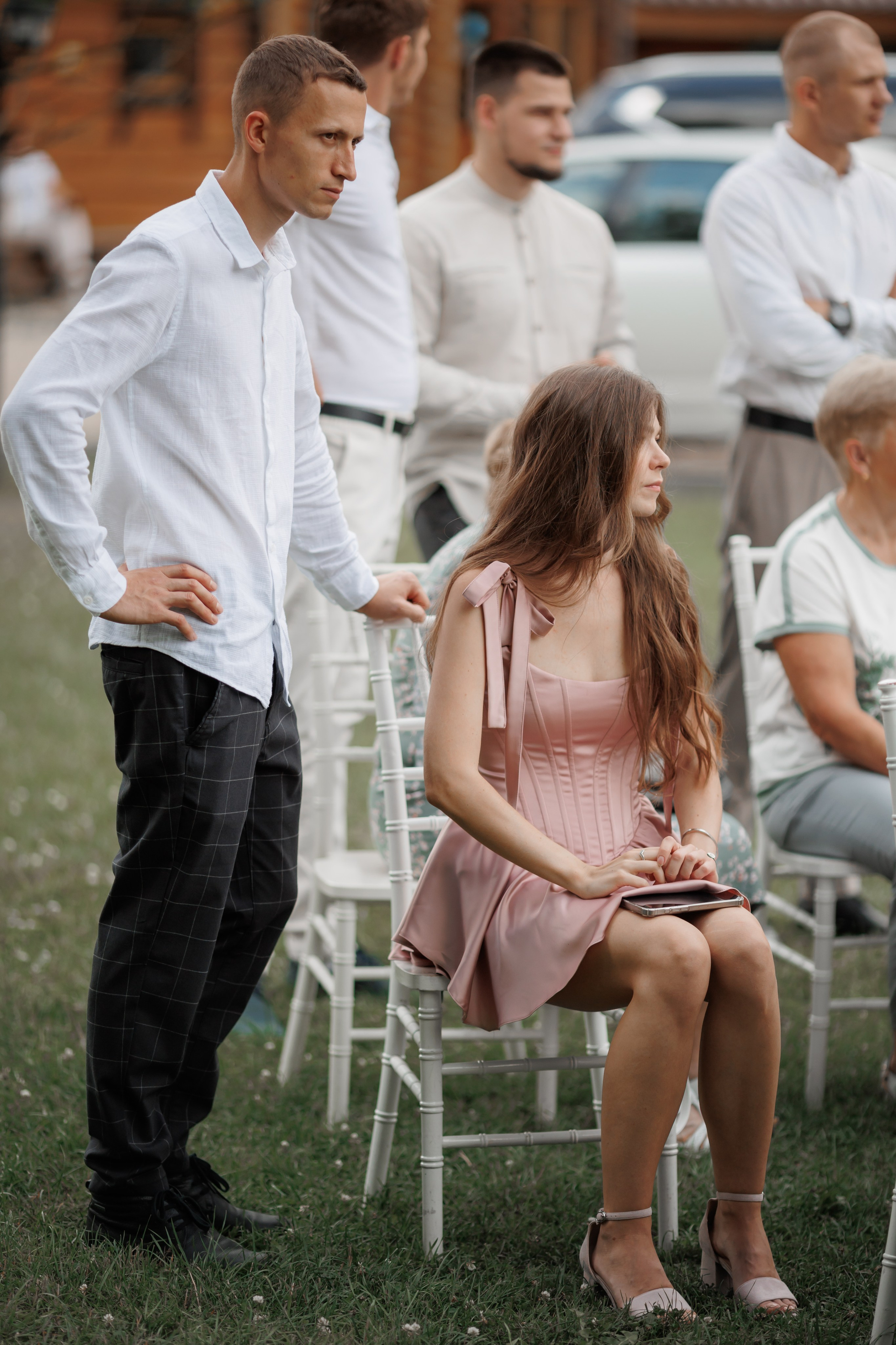 Полина и Дмитрий, загородный клуб «Барин», ЗАГС в г. Пушкино. Свадебный и репортажный фотограф (Москва, Королев и другие)