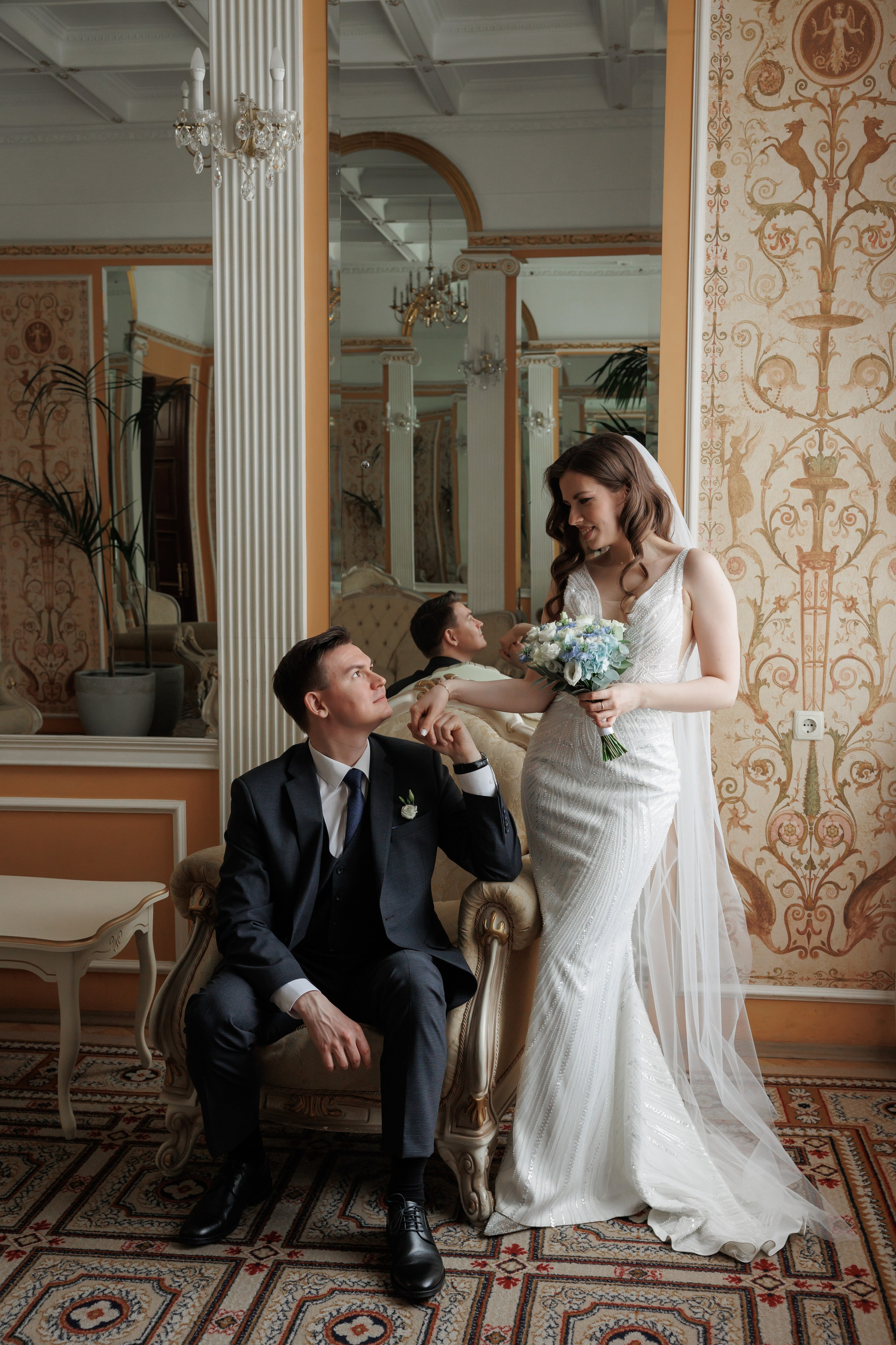 Даша и Дима, Грибоедовский ЗАГС. Свадебный и репортажный фотограф (Москва, Королев и другие)