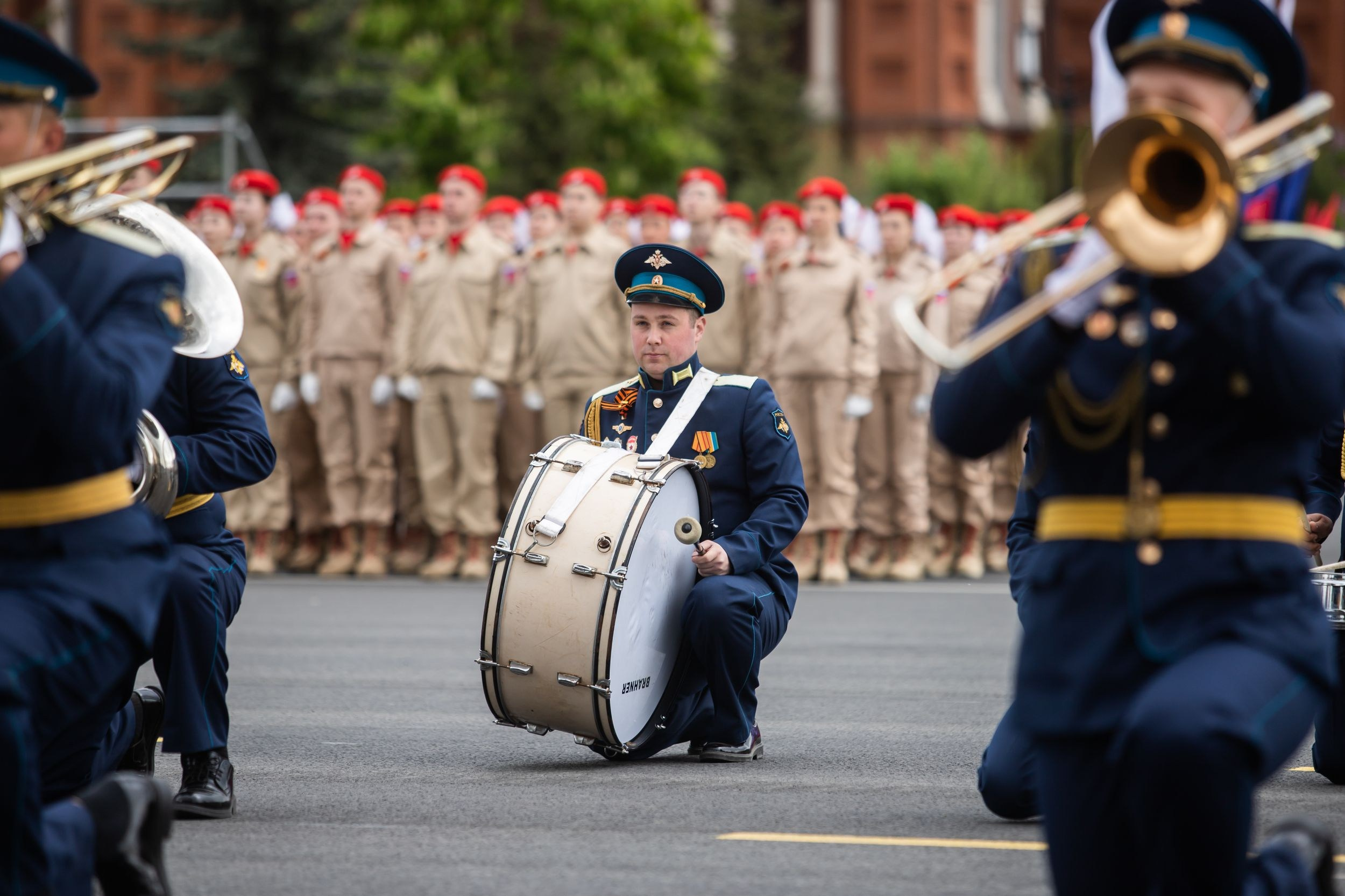 Генеральная репетиция Парада Победы (5 мая 2024). Репортажный фотограф Алексей Пирязев