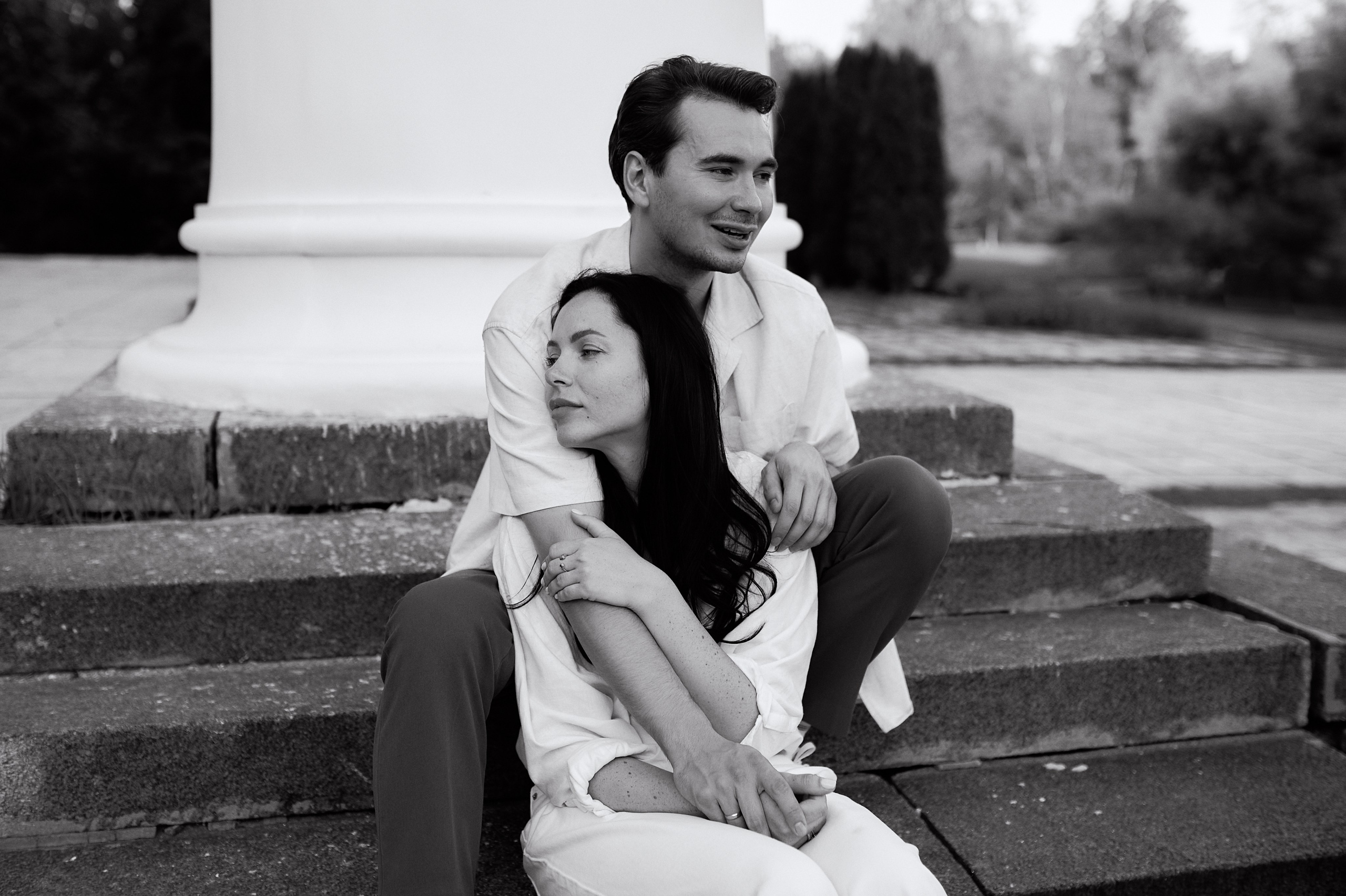 Рохус, Юля и Оливия в парке Останкино. Семейный и свадебный lifestyle-фотограф в Москве Мария Петрова