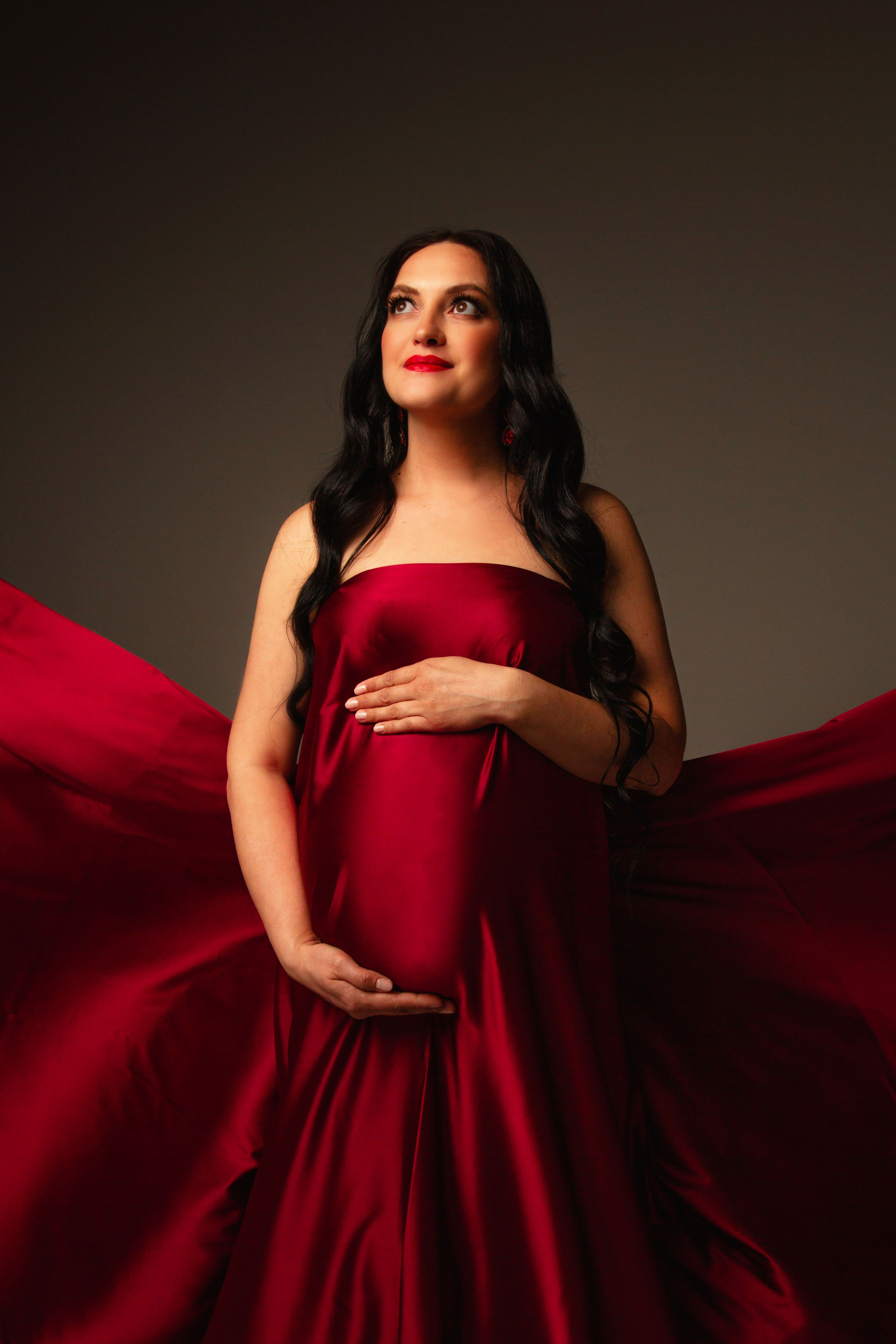 В летящих тканях. Колесникова Татьяна. Фотограф новорожденных Щёлково, Москва, Королев