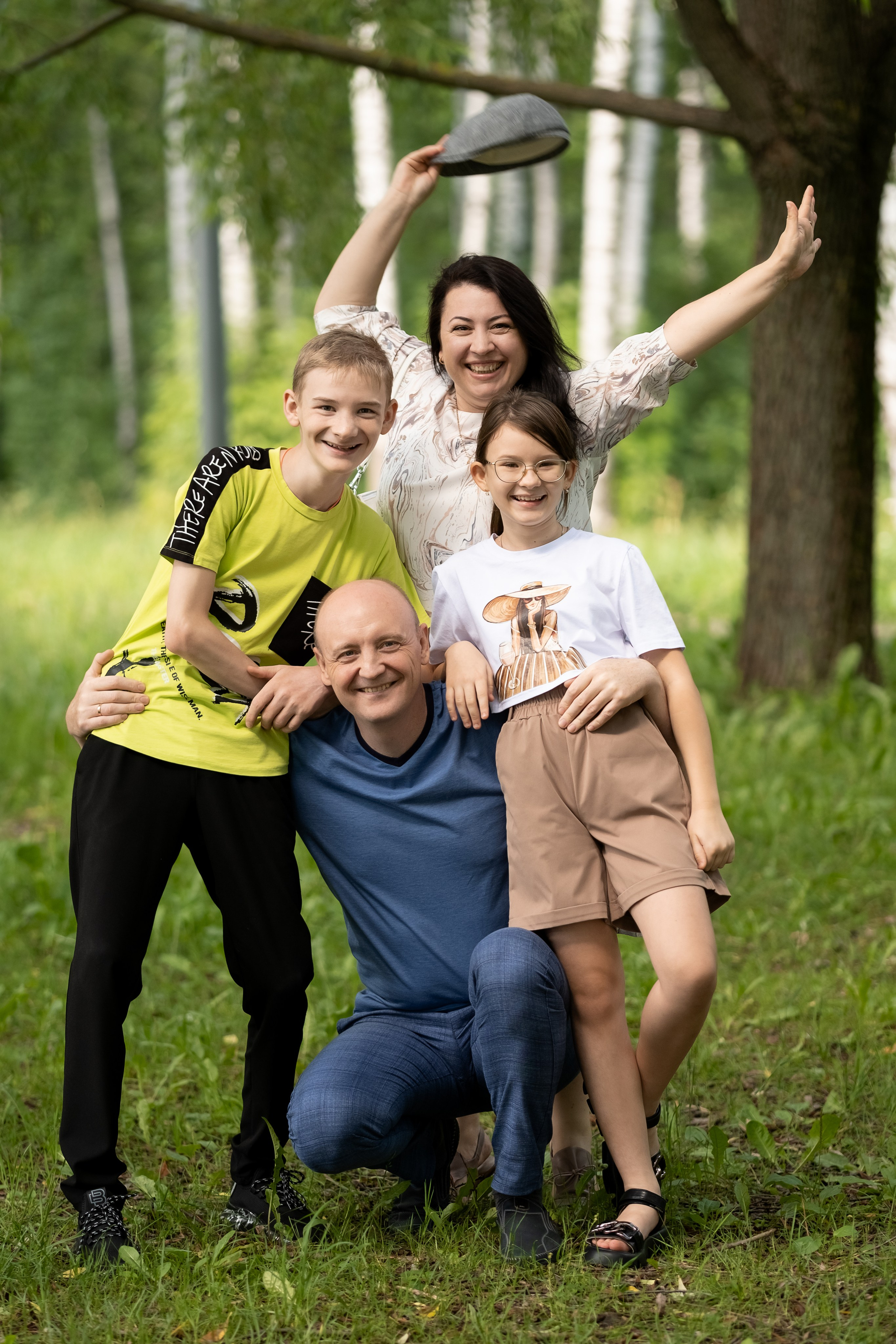 Семейная фотосессия (прогулки и студии). Семейный и женский фотограф в Санкт-Петербурге