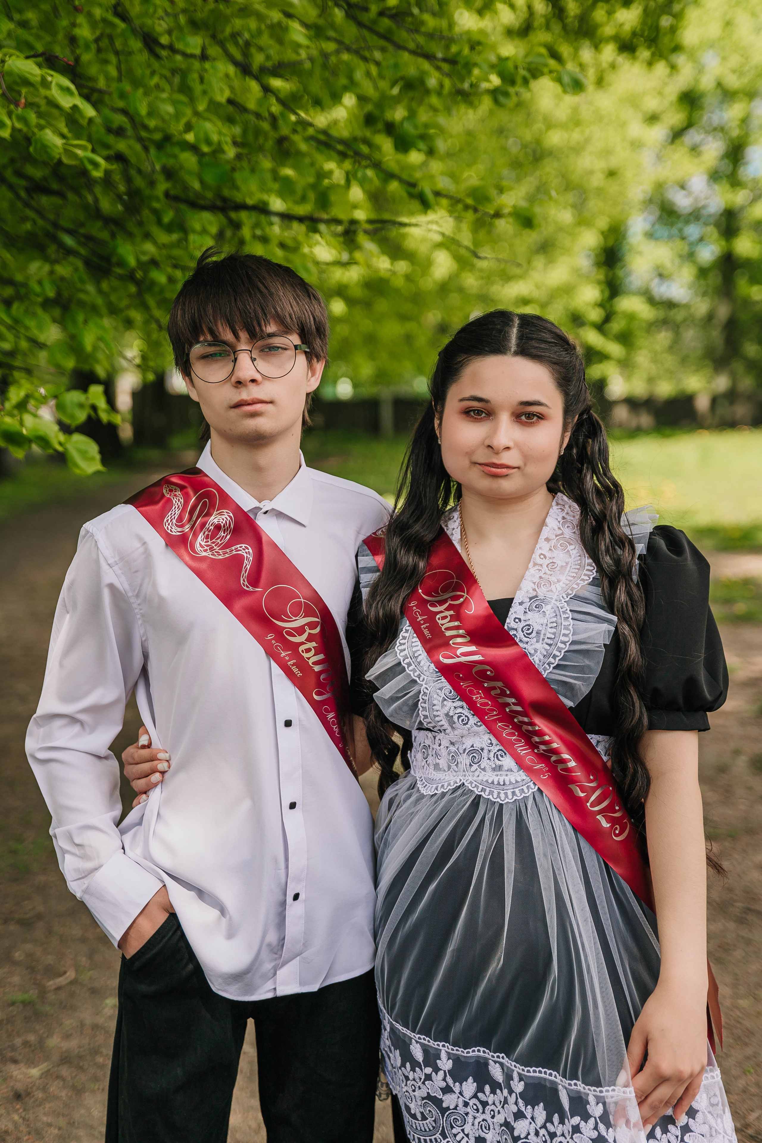 Последний звонок 9А класс МБОУ СОШ № 5 им. В. В. Смирнова, г. Невель. Фотограф Дарья Маташкова